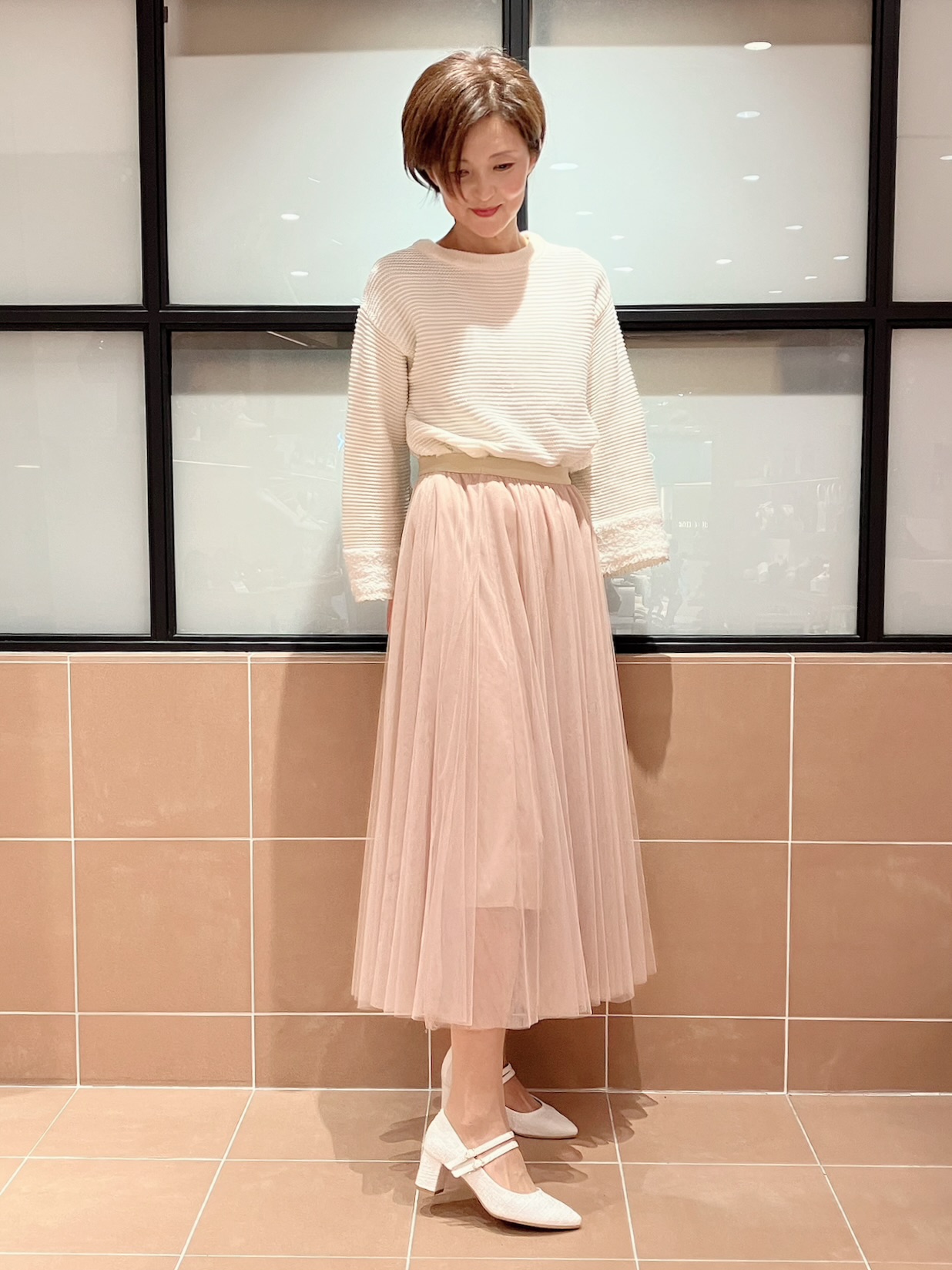Ｋさんの「ESPERANZA｜Wストラップパンプス」を使ったコーディネート