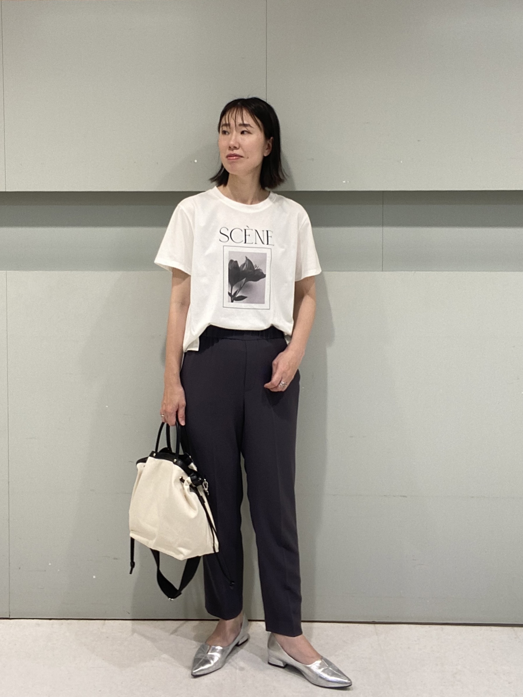hitomiさんの「UNTITLED｜【古畑星夏さん着用/ロゴ/プリント】グラフィックTシャツ」を使ったコーディネート