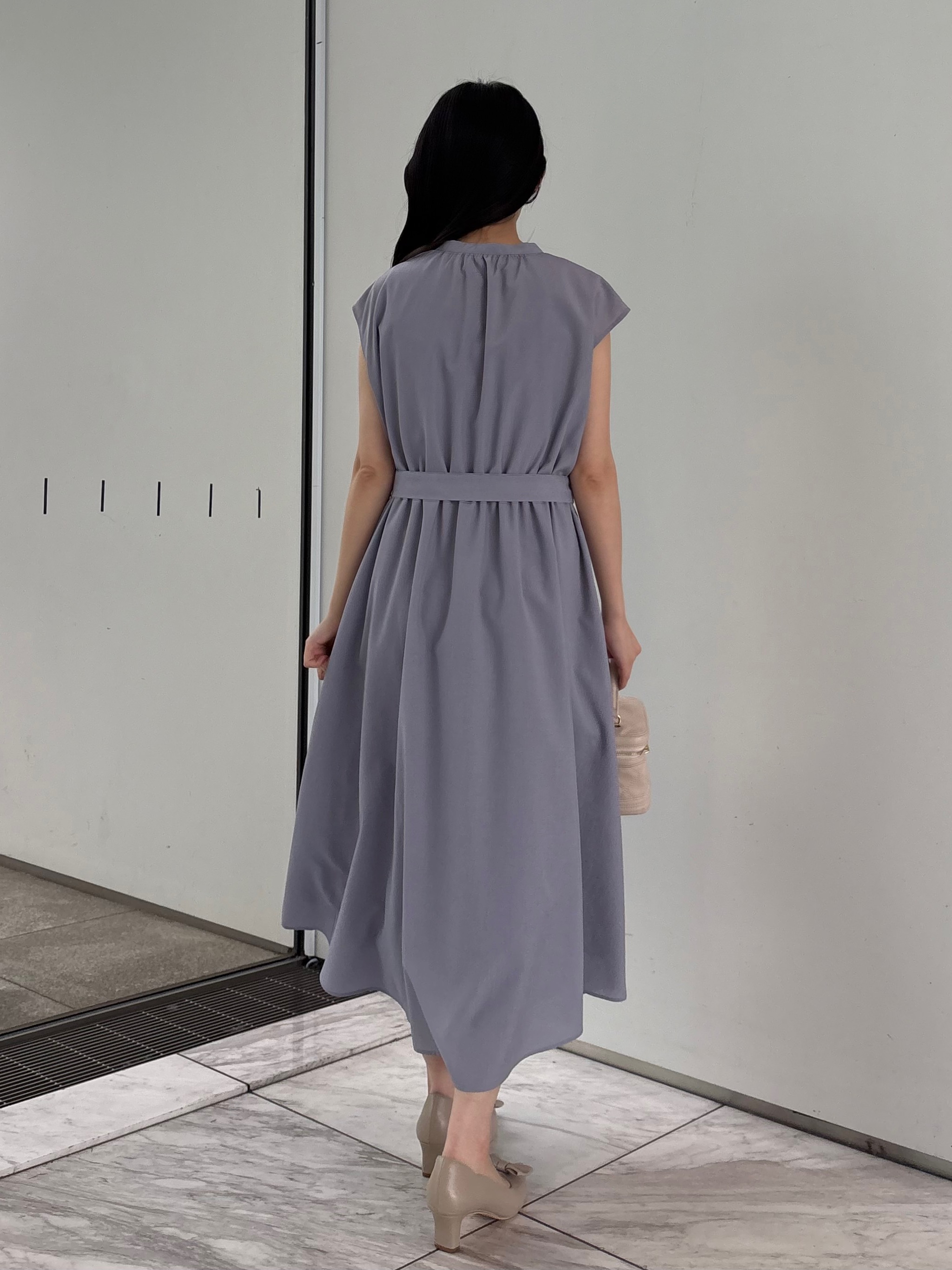AOIさんの「Couture brooch｜【洗える・着映え】リネンライク シアーワンピース」を使ったコーディネート