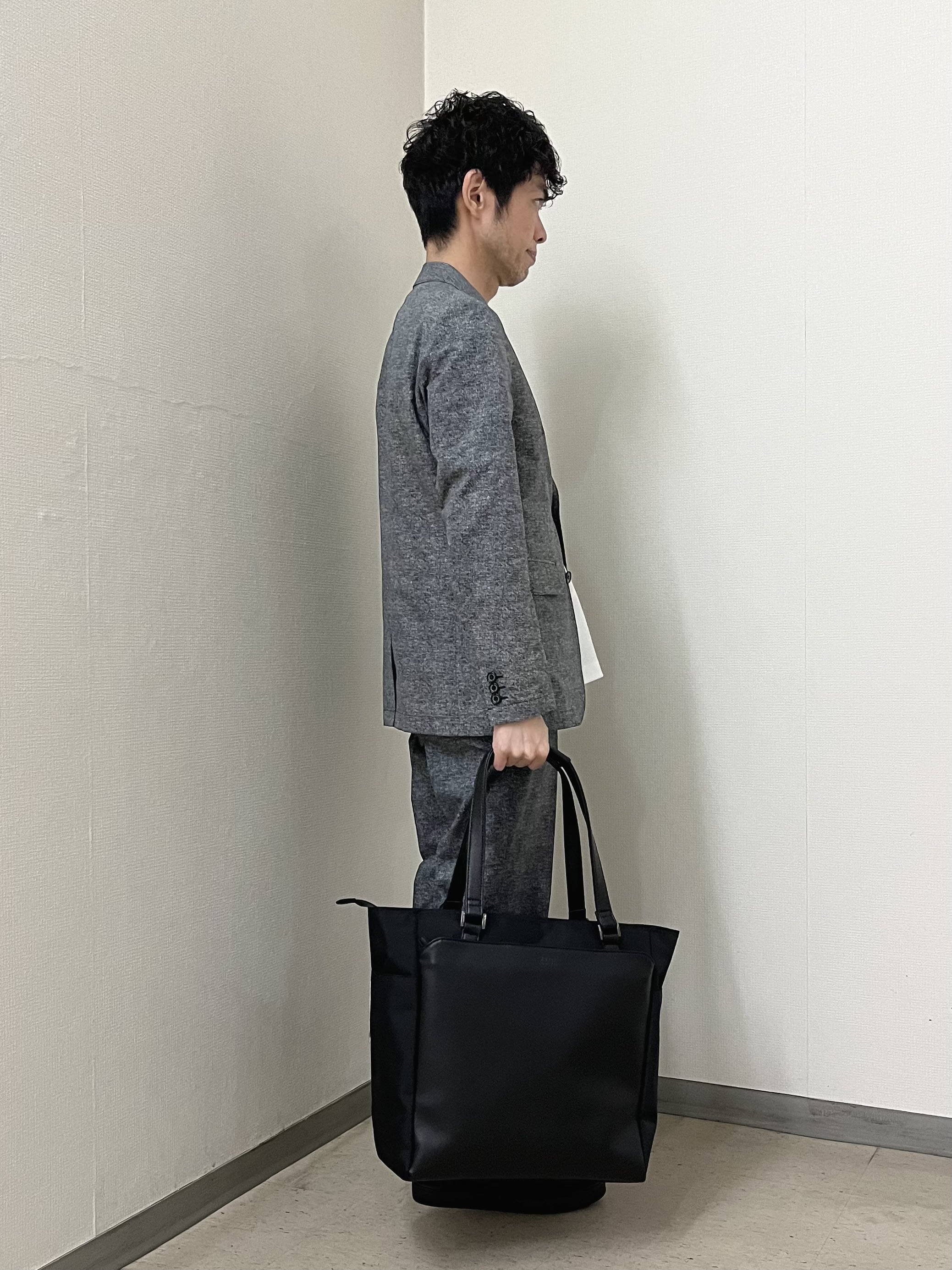 URAさんの「TAKEO KIKUCHI｜【抗菌防臭】COOL DOTS（R）ドビープリント ジャケット」を使ったコーディネート
