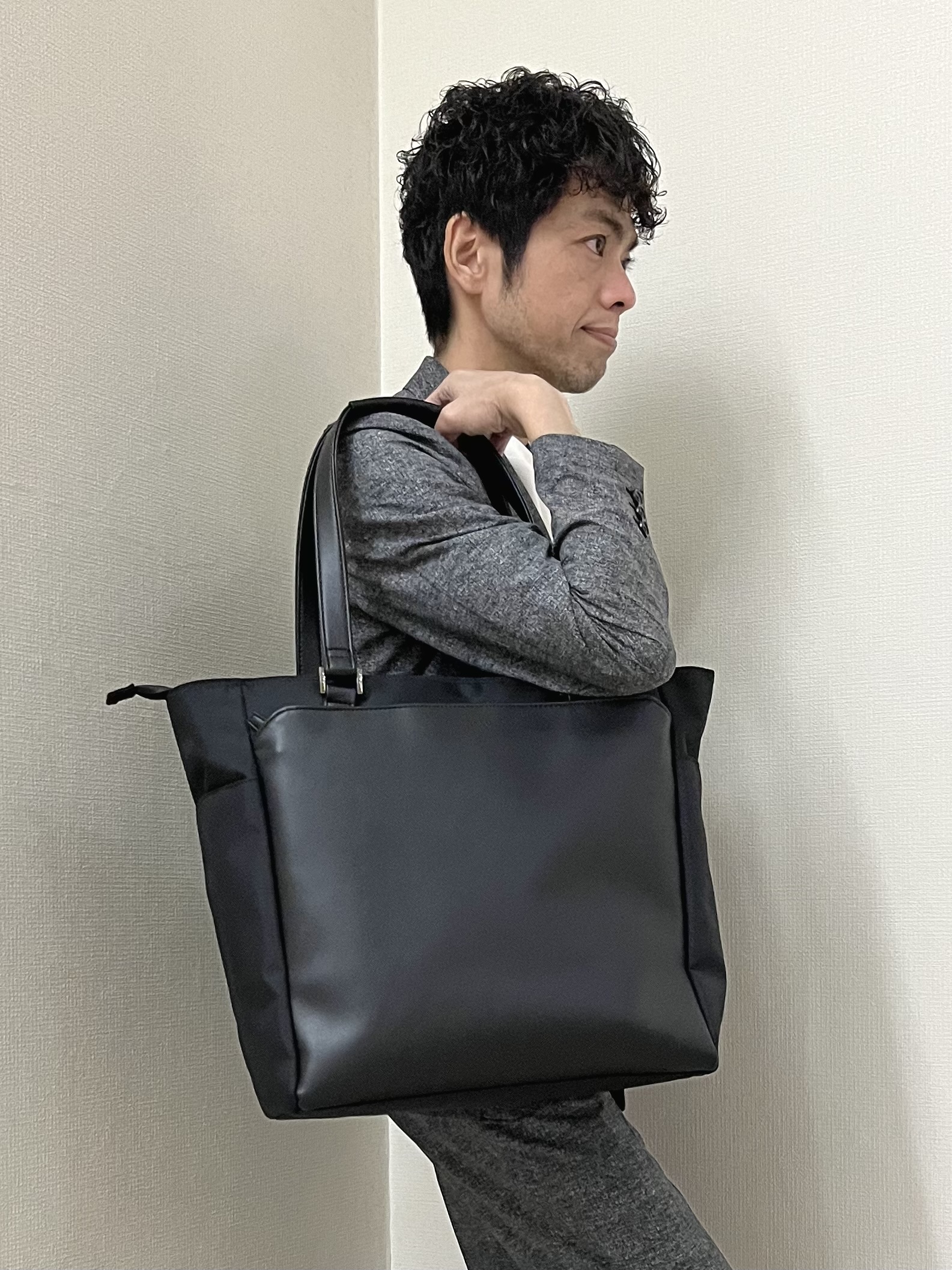 URAさんの「TAKEO KIKUCHI｜【抗菌防臭】COOL DOTS（R）ドビープリント ジャケット」を使ったコーディネート