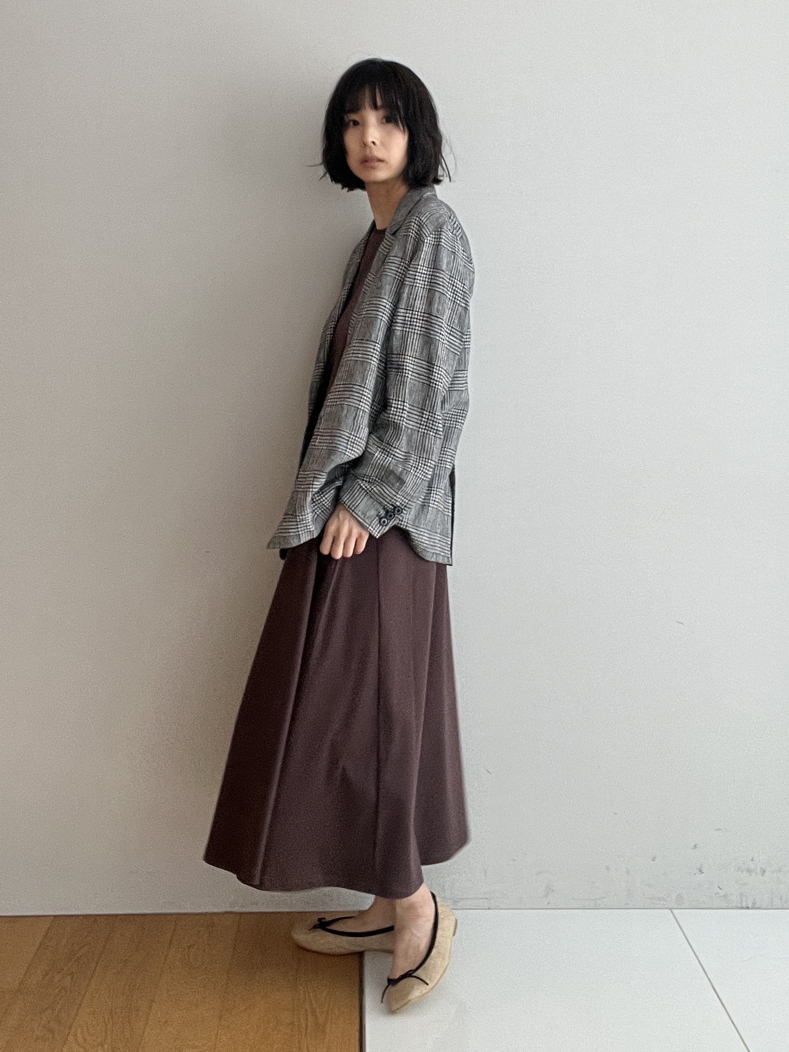 misaさんの「DRESSTERIOR｜ウォッシャブルリネン ライトジャケット」を使ったコーディネート