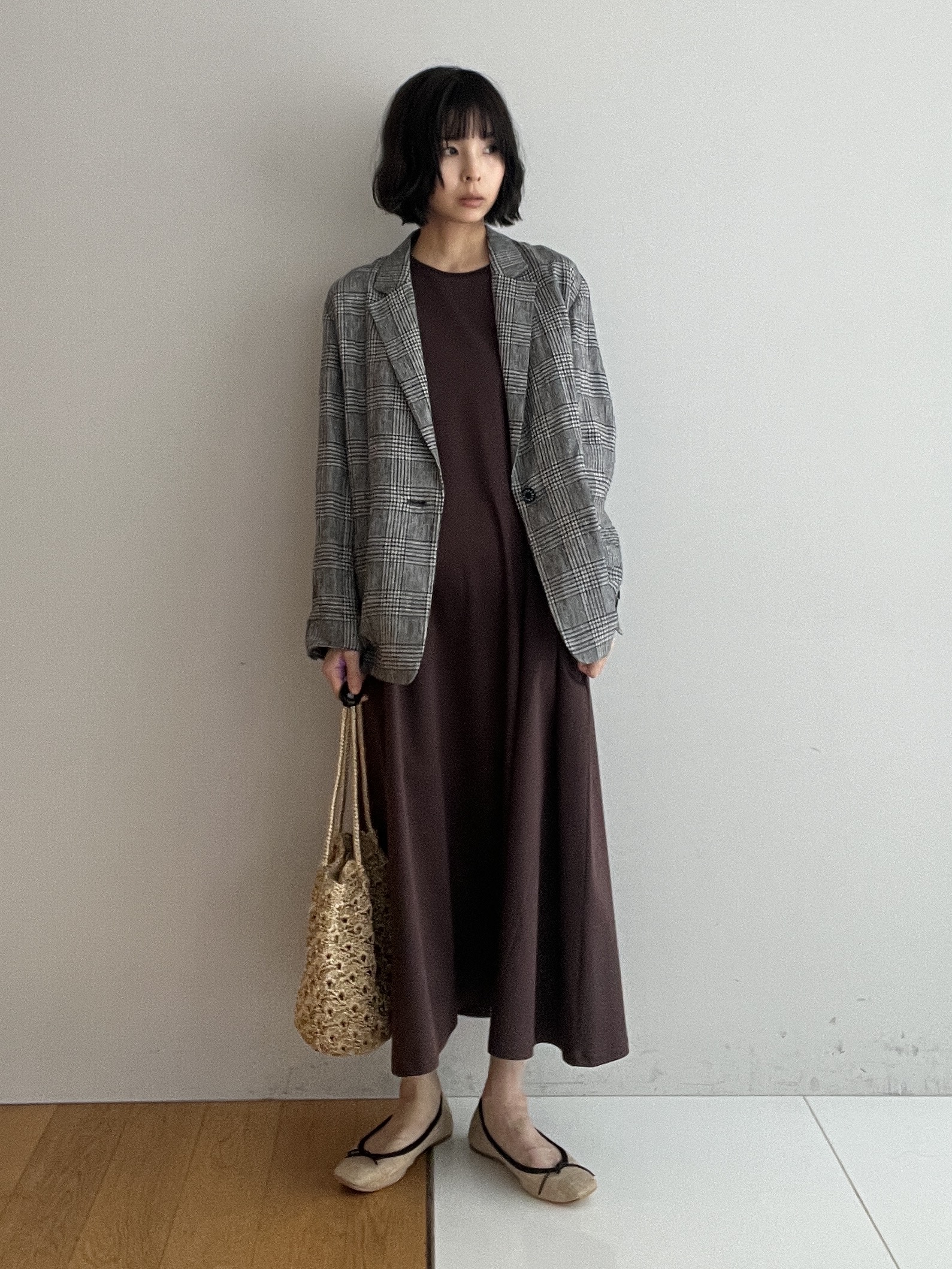 misaさんの「DRESSTERIOR｜ウォッシャブルリネン ライトジャケット」を使ったコーディネート