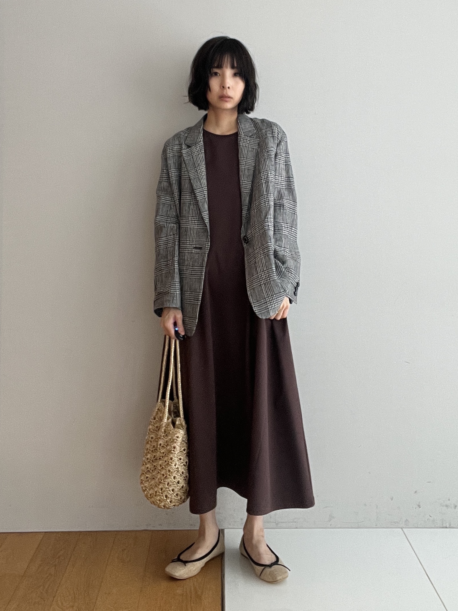 misaさんの「DRESSTERIOR｜ウォッシャブルリネン ライトジャケット」を使ったコーディネート