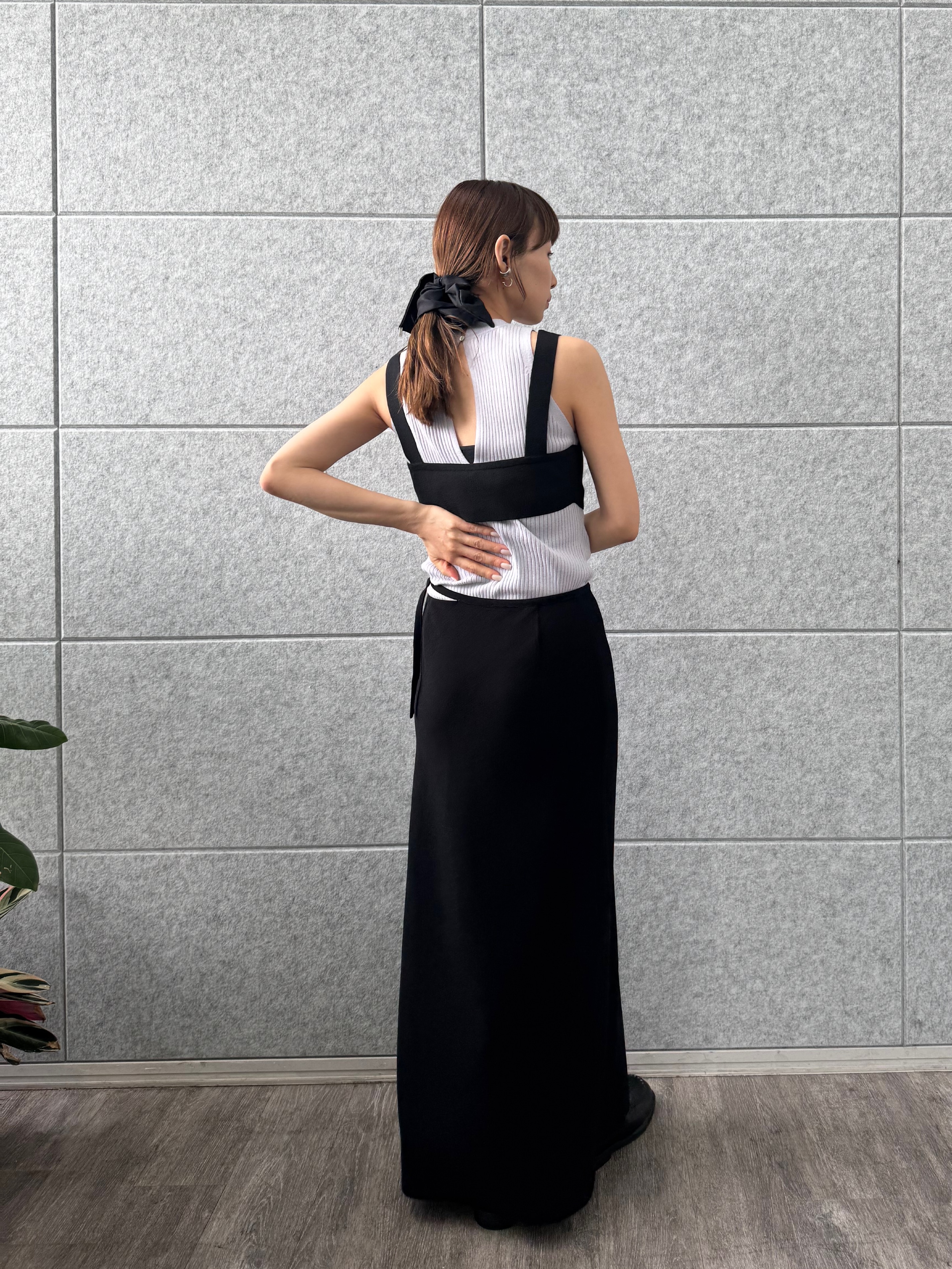 designer yukaさんの「CODE A｜rib highneck pullover」を使ったコーディネート