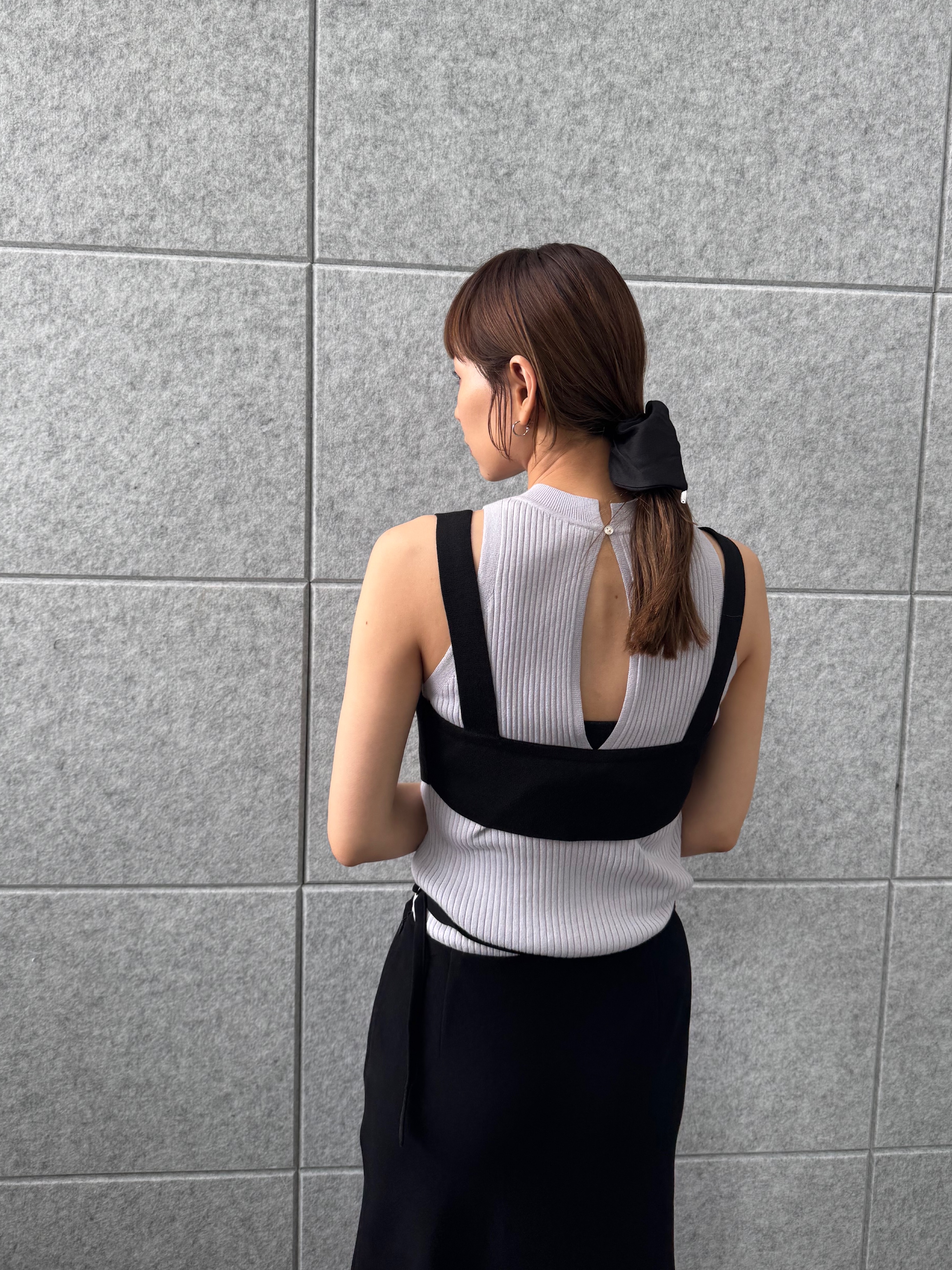 designer yukaさんの「CODE A｜rib highneck pullover」を使ったコーディネート