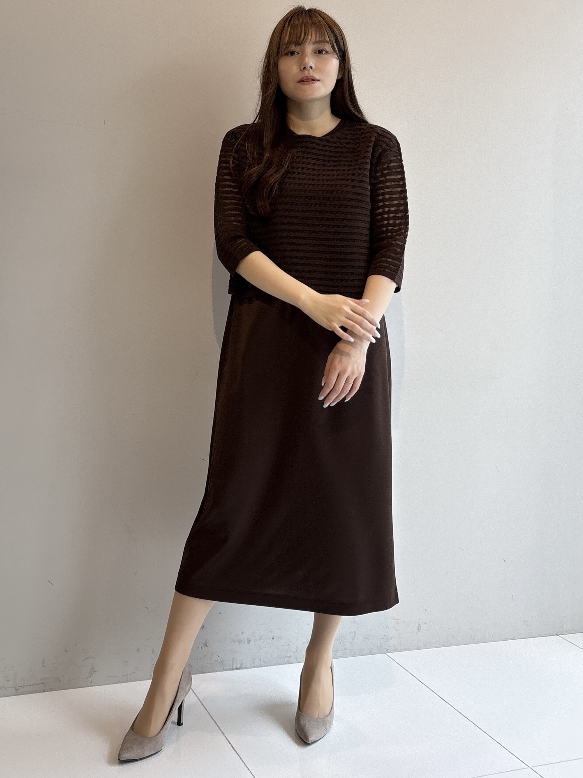 sayaさんの「COUP DE CHANCE｜【手洗い可/軽量】シアーブルゾン」を使ったコーディネート