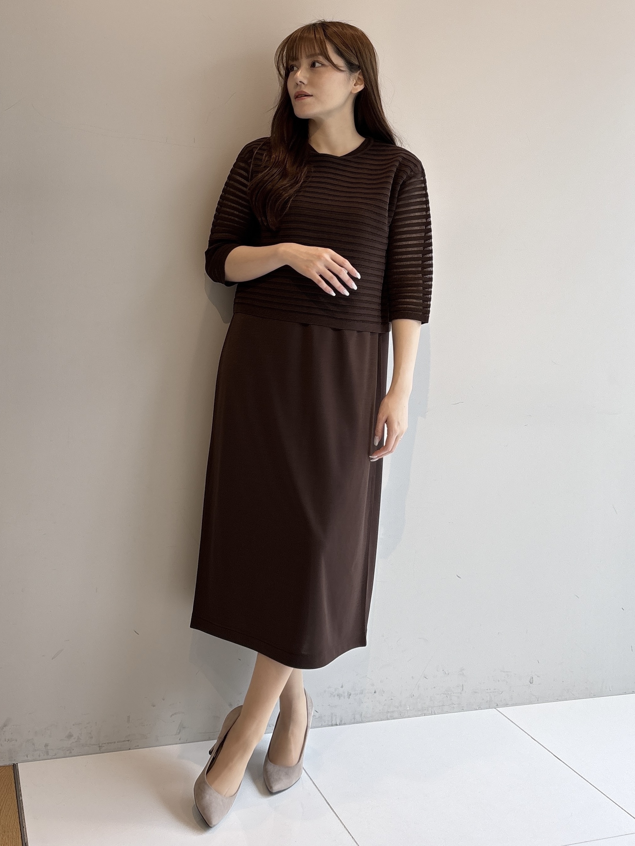 sayaさんの「COUP DE CHANCE｜【手洗い可/軽量】シアーブルゾン」を使ったコーディネート