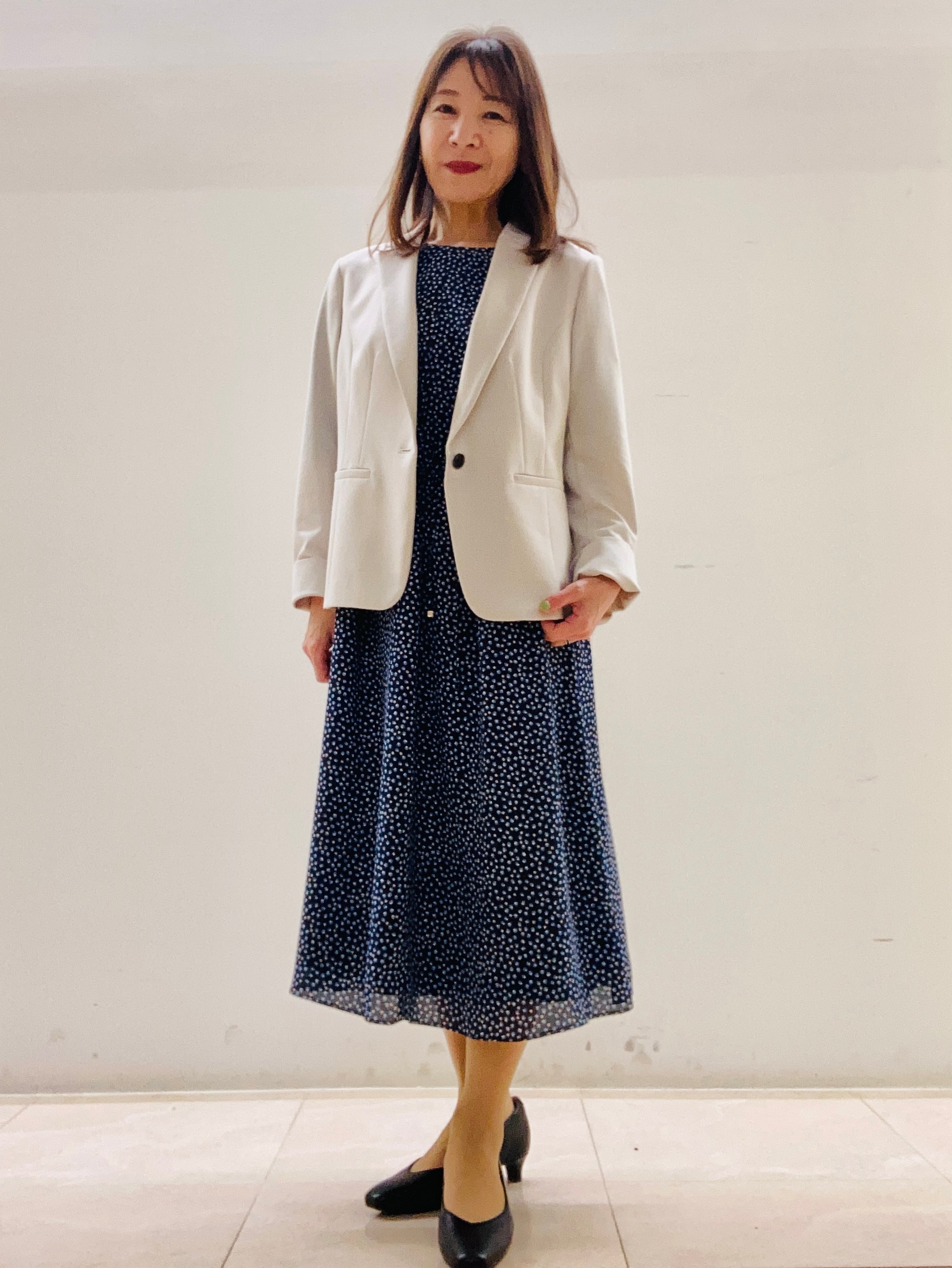 kurodaさんの「Reflect｜シフォンスリーブワンピース」を使ったコーディネート