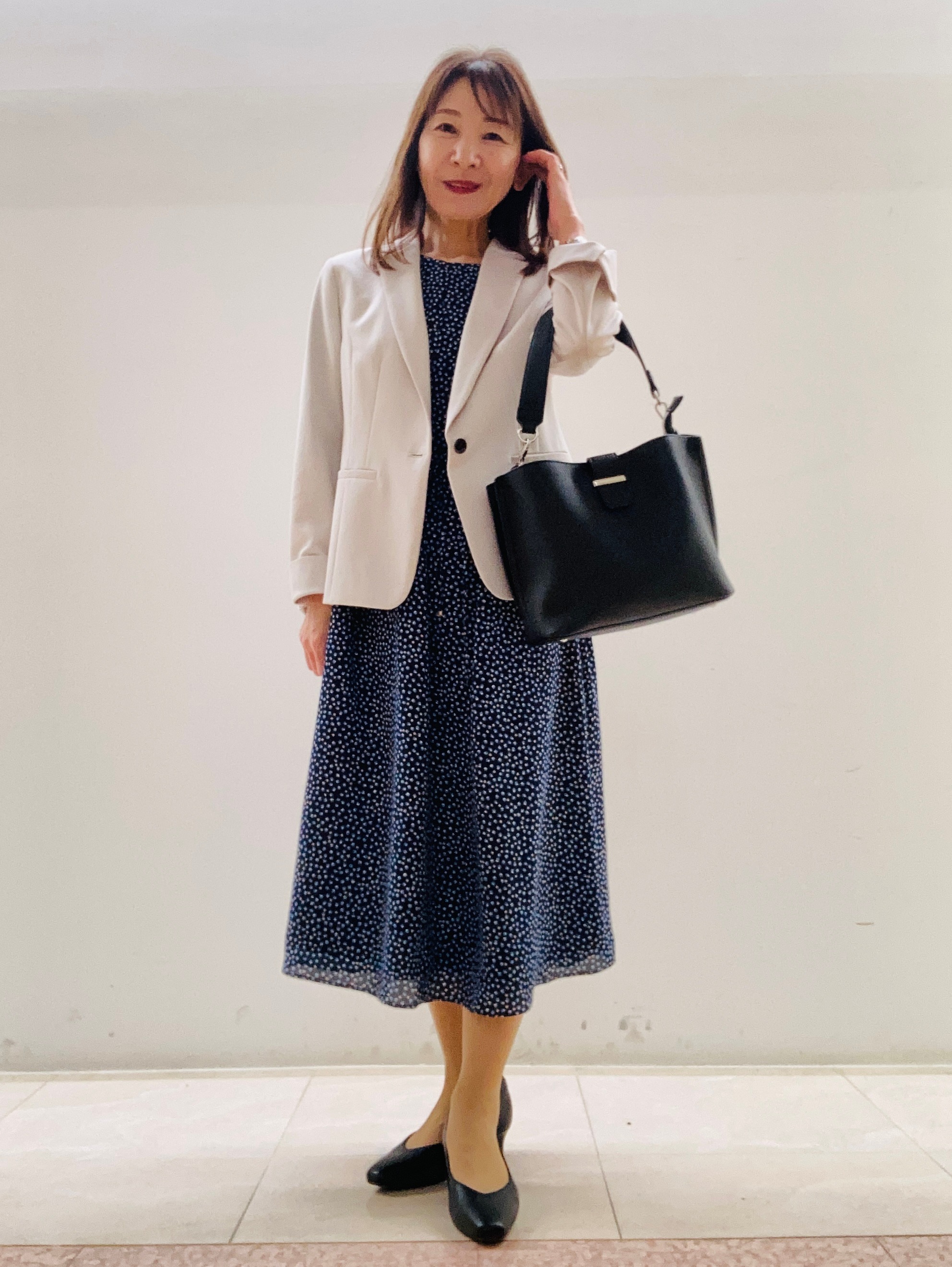 kurodaさんの「Reflect｜シフォンスリーブワンピース」を使ったコーディネート