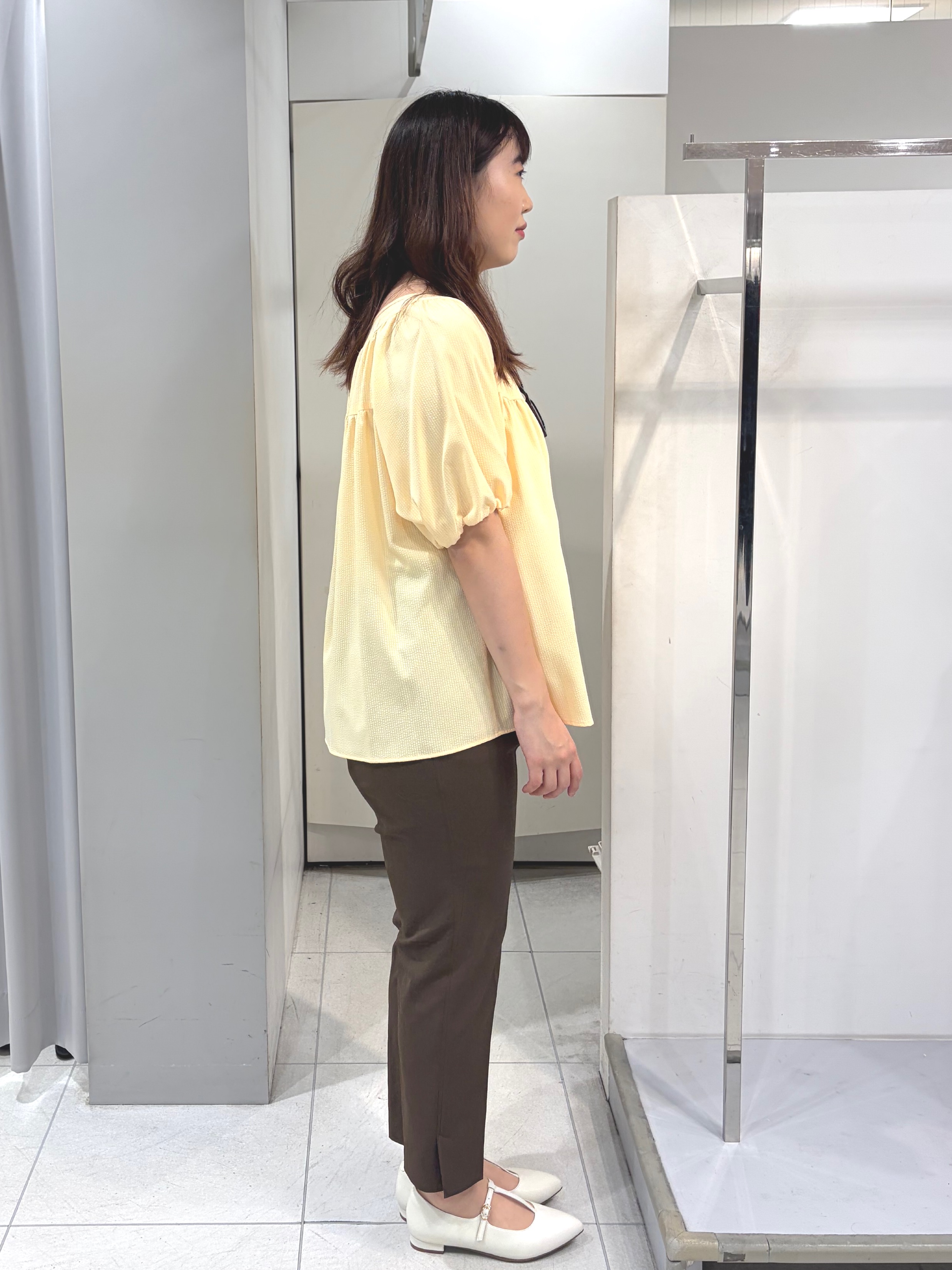 AZUSAさんの「Reflect｜ギャザーデザインブラウス」を使ったコーディネート