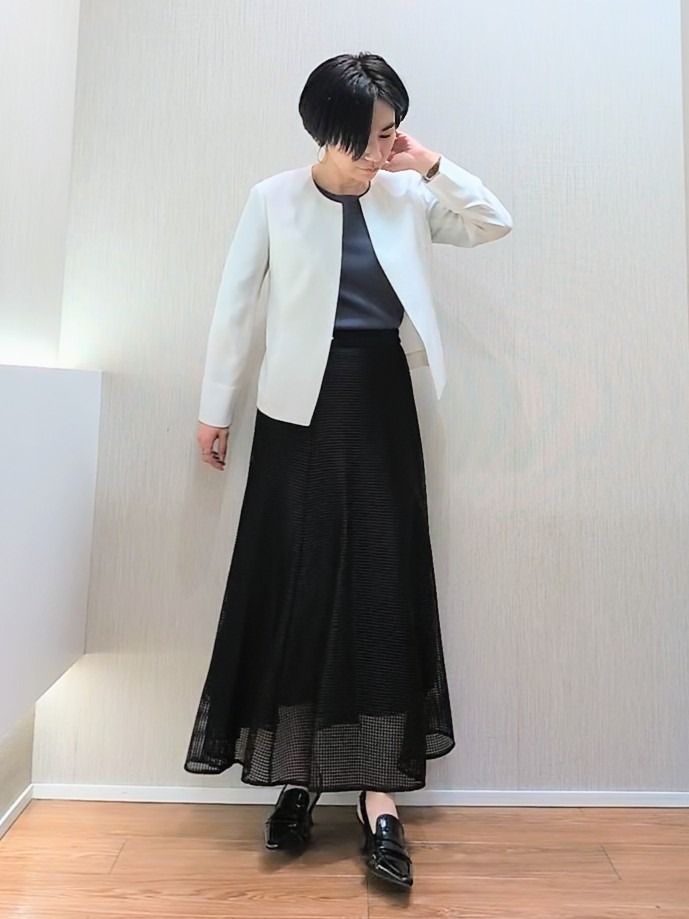 ミズタさんの「UNTITLED｜【清涼感/洗える】ミニマルシルエットジャケット」を使ったコーディネート