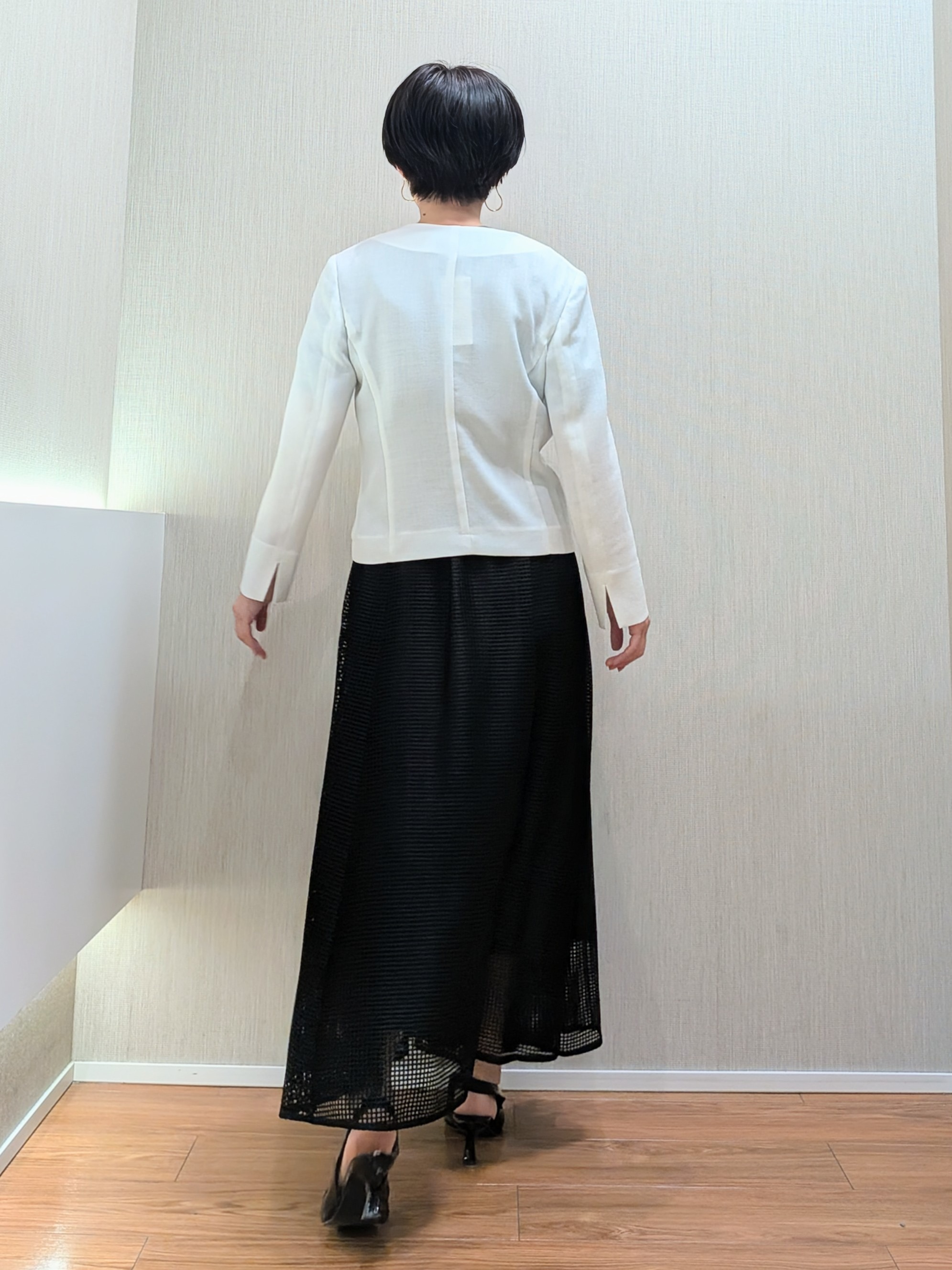 ミズタさんの「UNTITLED｜【清涼感/洗える】ミニマルシルエットジャケット」を使ったコーディネート
