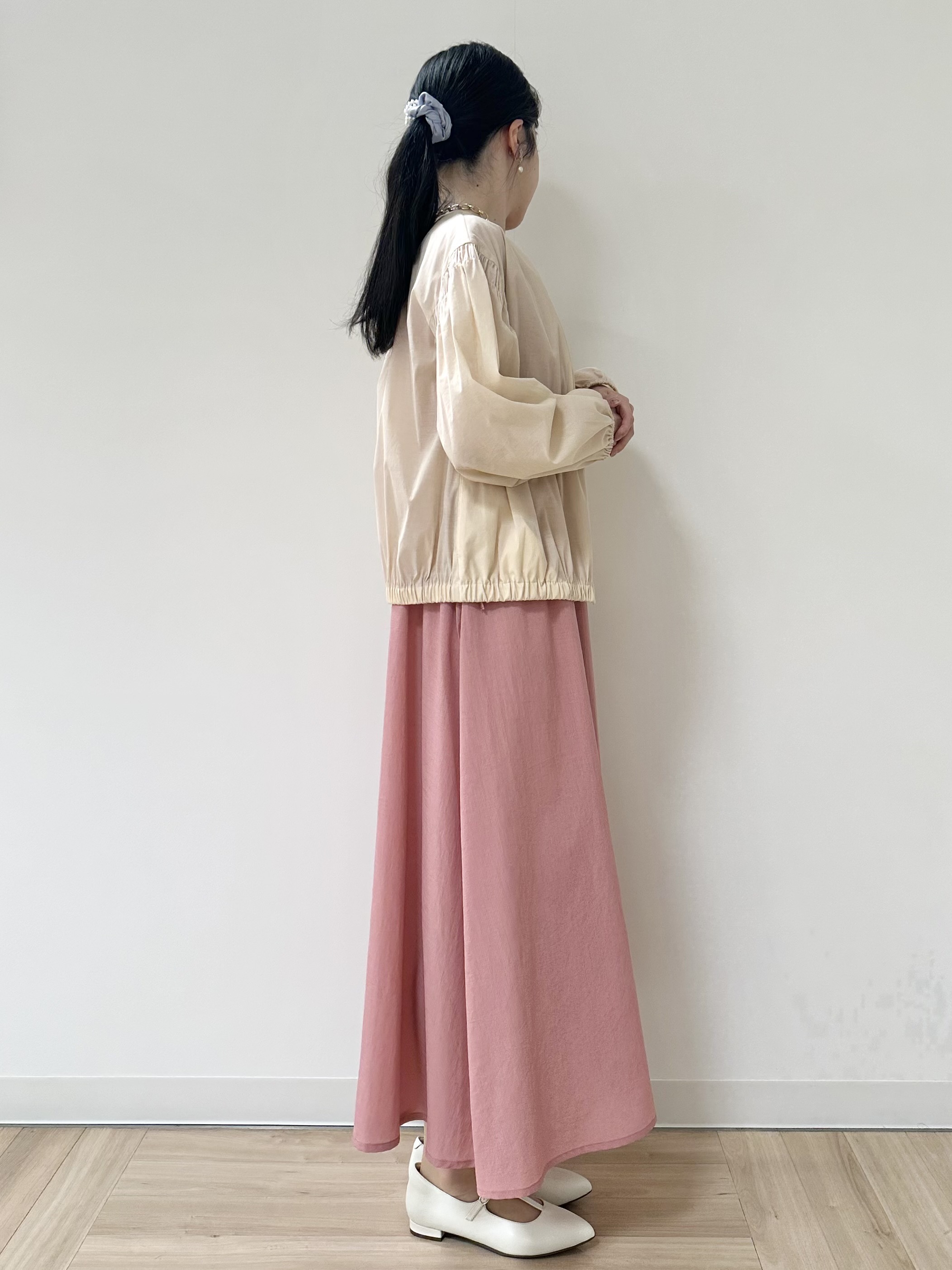 Momoさんの「Reflect｜フロントファスナーシアーブルゾン」を使ったコーディネート