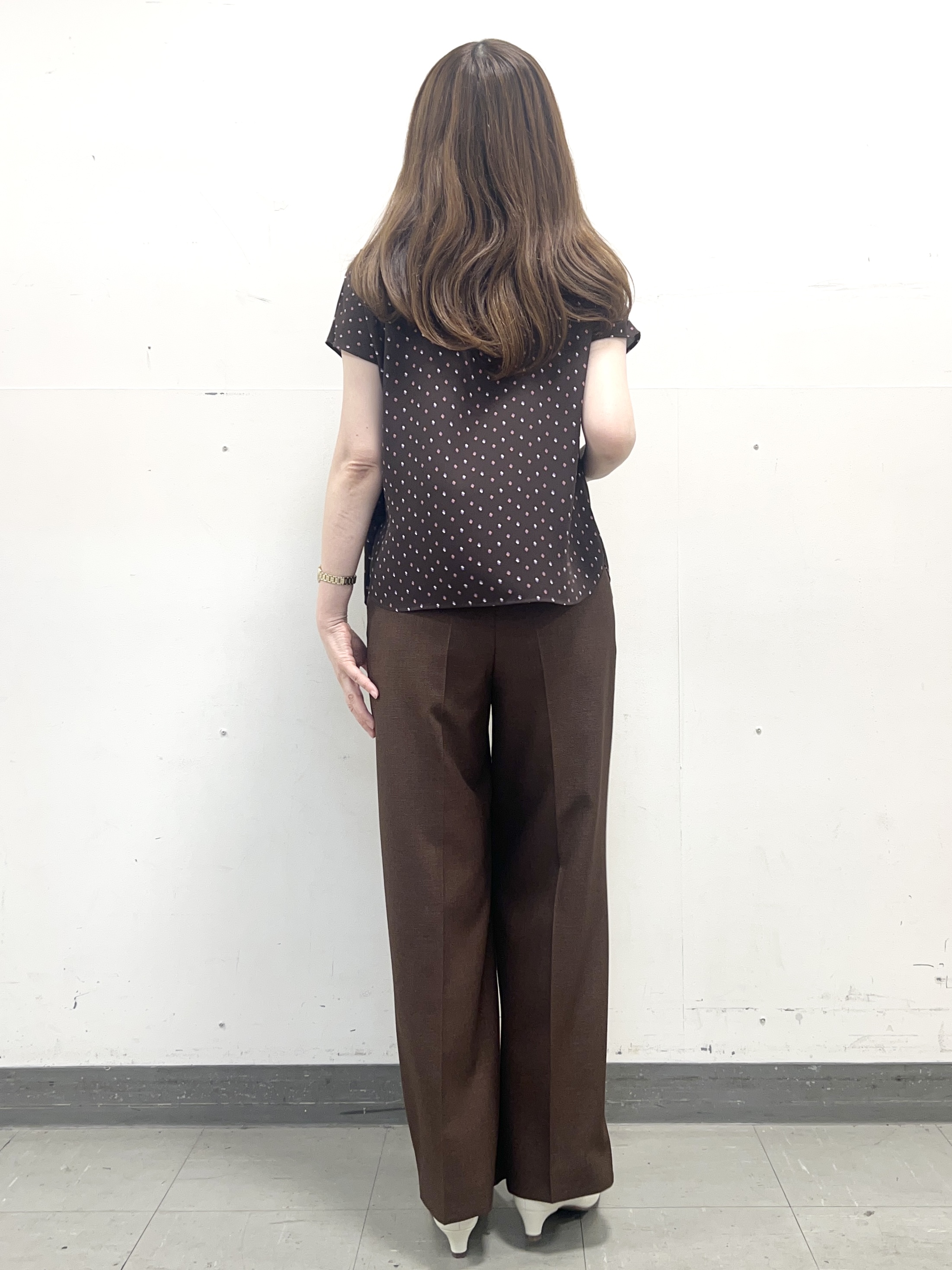 yuさんの「Reflect｜【通勤におすすめ◎】ジョーゼットブラウス」を使ったコーディネート