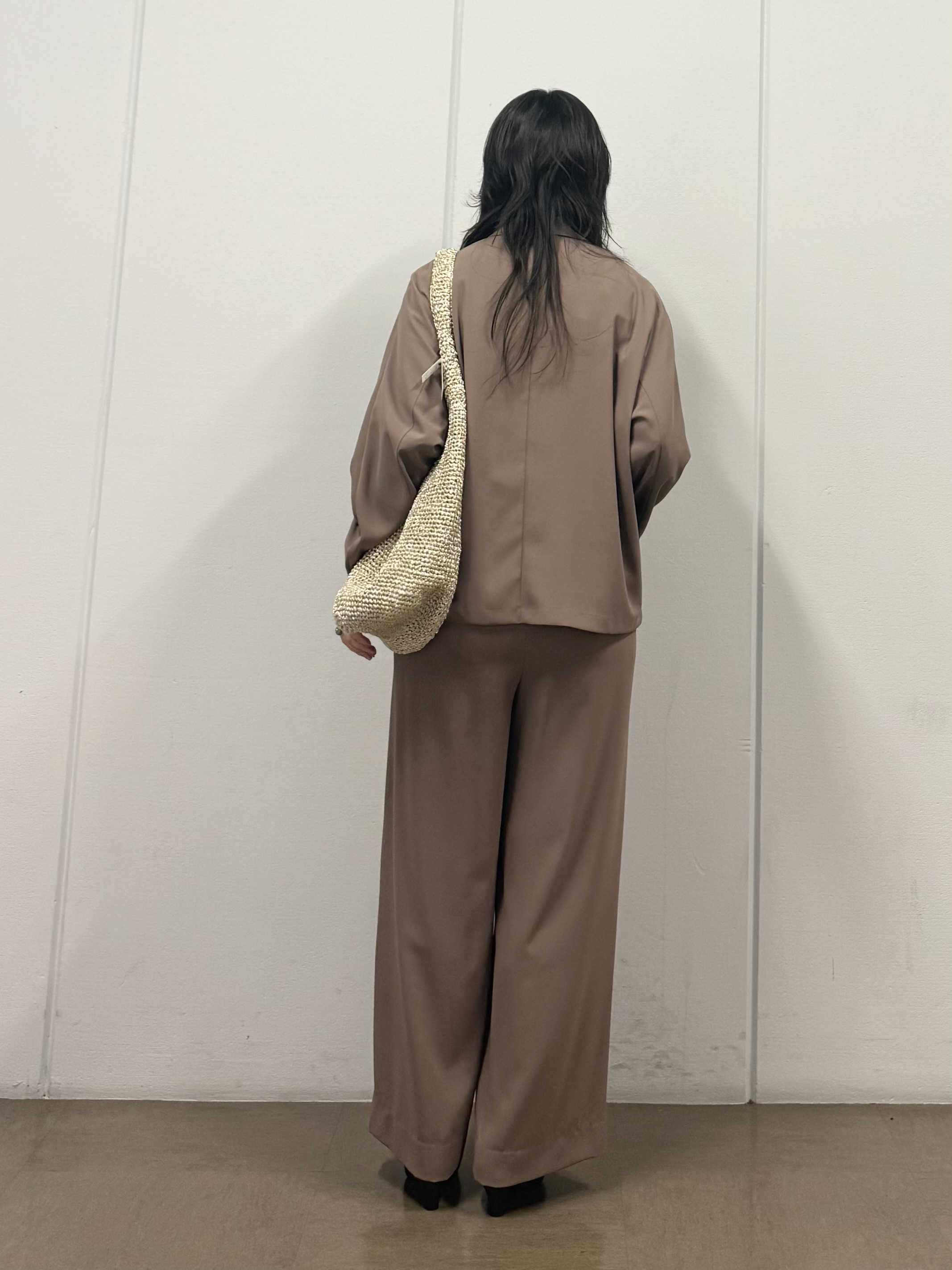 mizukiさんの「INDIVI｜【洗える／袖丈調整可能】シャツコンビニット」を使ったコーディネート