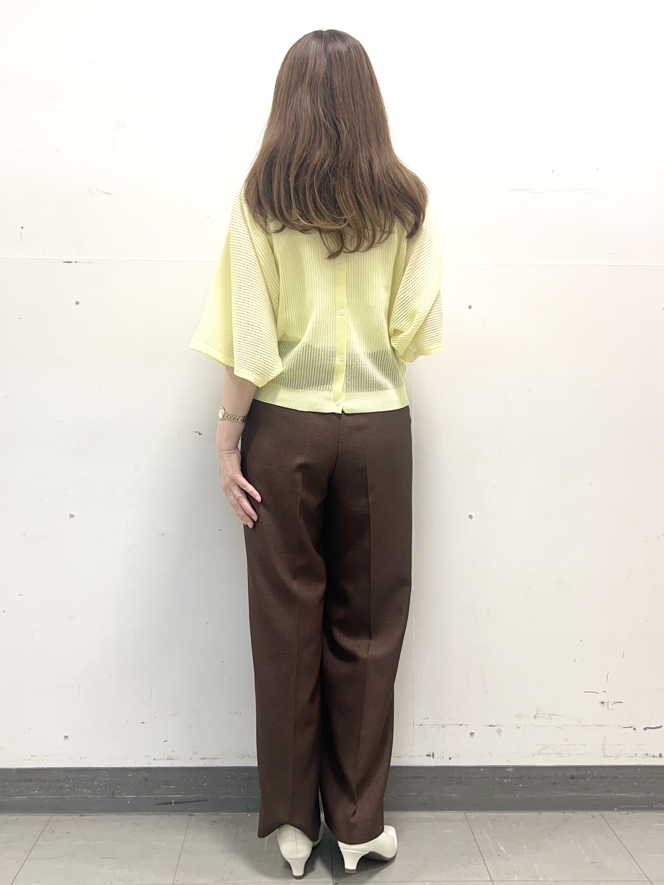 yuさんの「Reflect｜【前後2WAY】オフボディ リラクシーニット」を使ったコーディネート