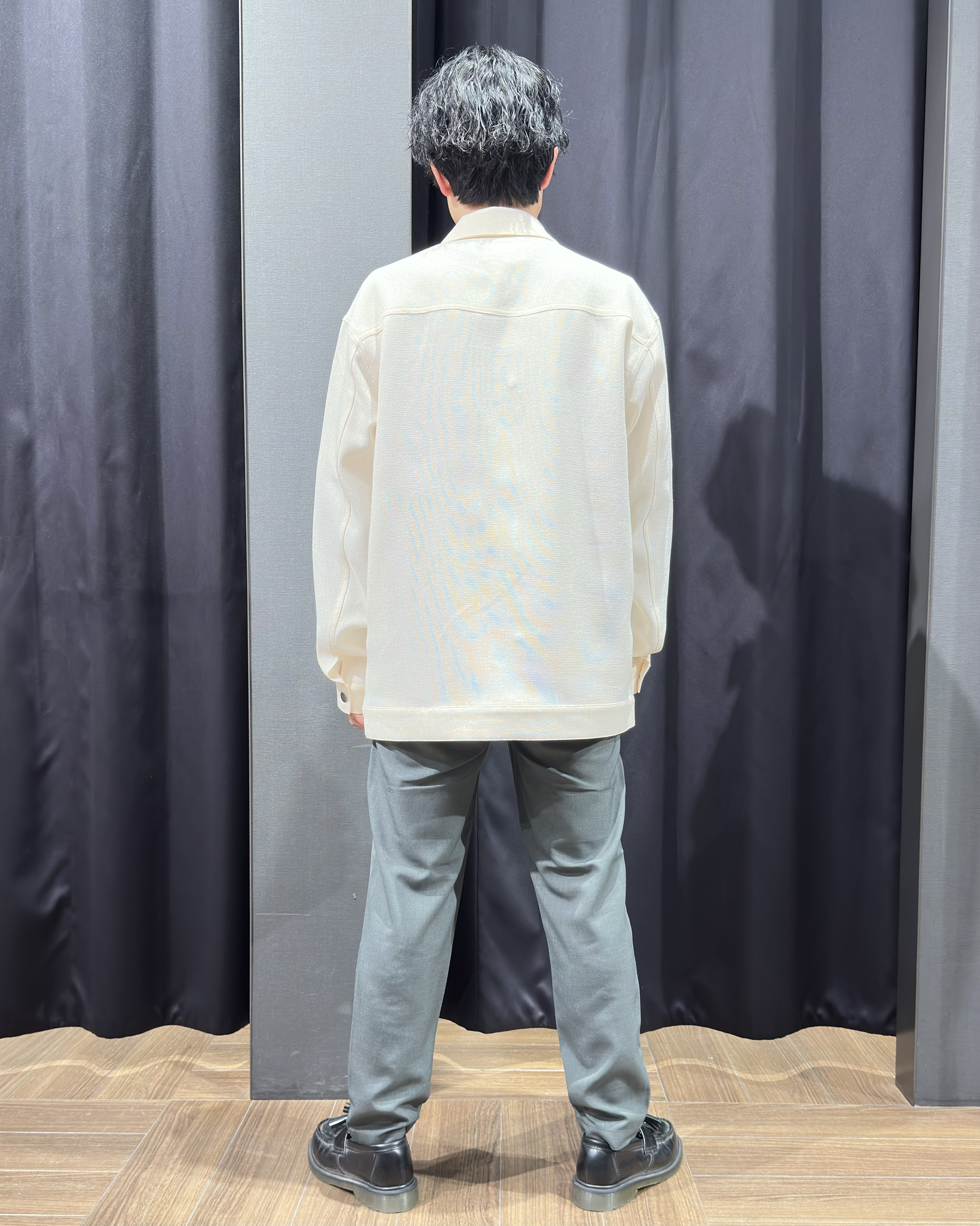tomoyaさんの「THE SHOP TK｜パナマメッシュ シャツブルゾン 洗濯機OK／セットアップ可」を使ったコーディネート