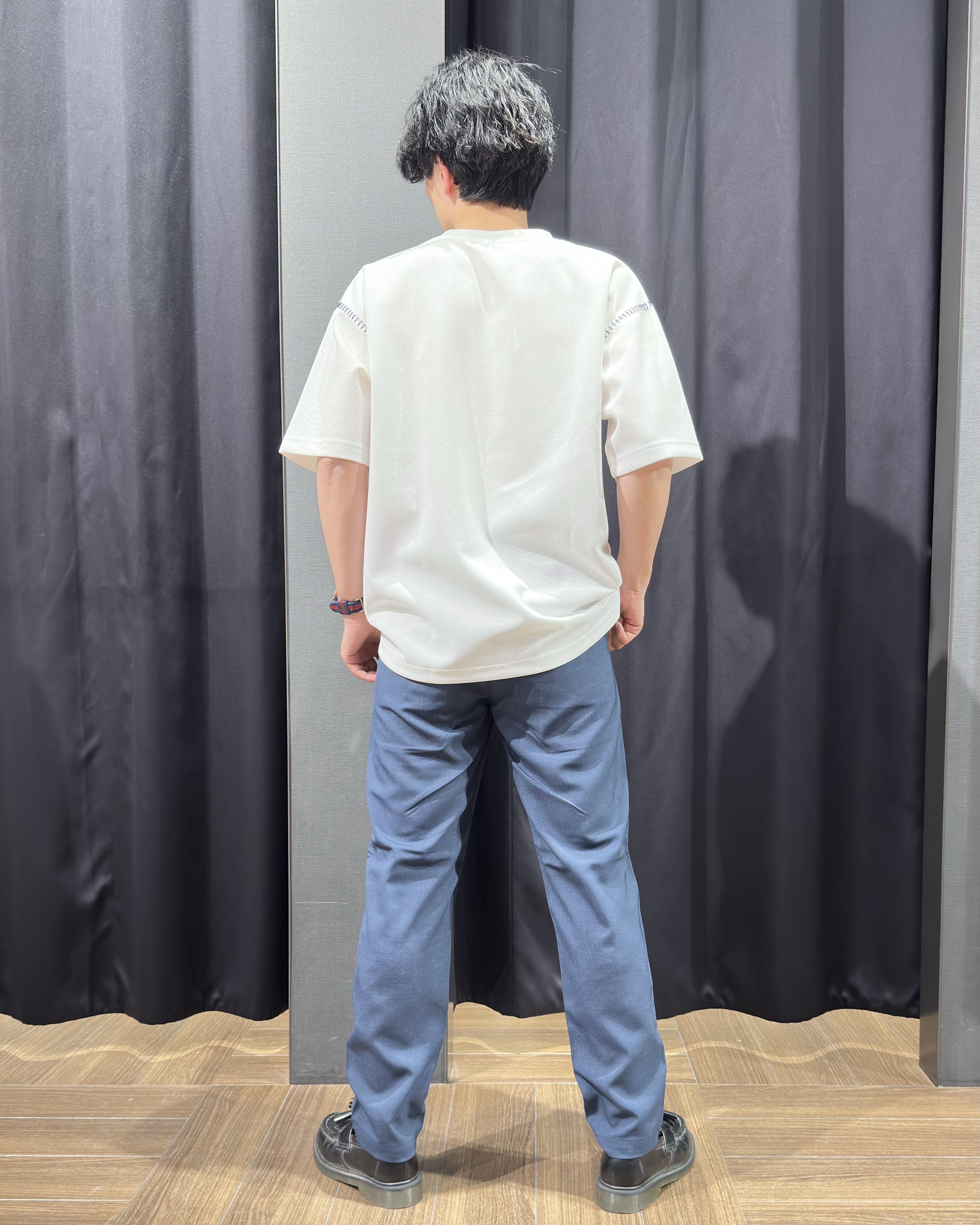 tomoyaさんの「THE SHOP TK｜ハンドステッチ 半袖Tシャツ 洗濯機OK」を使ったコーディネート