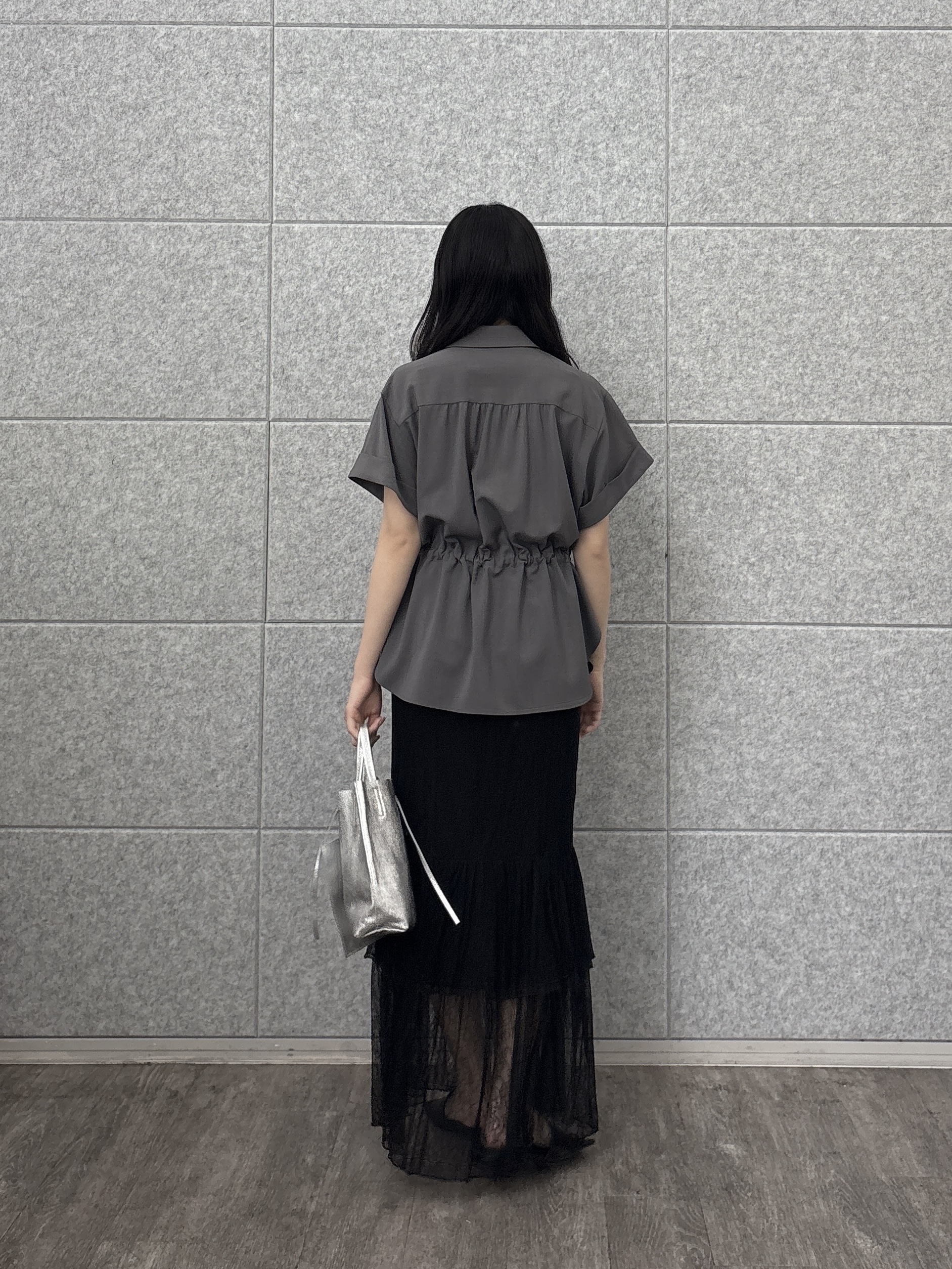 rinaさんの「INDIVI｜ロングティアードレーススカート」を使ったコーディネート