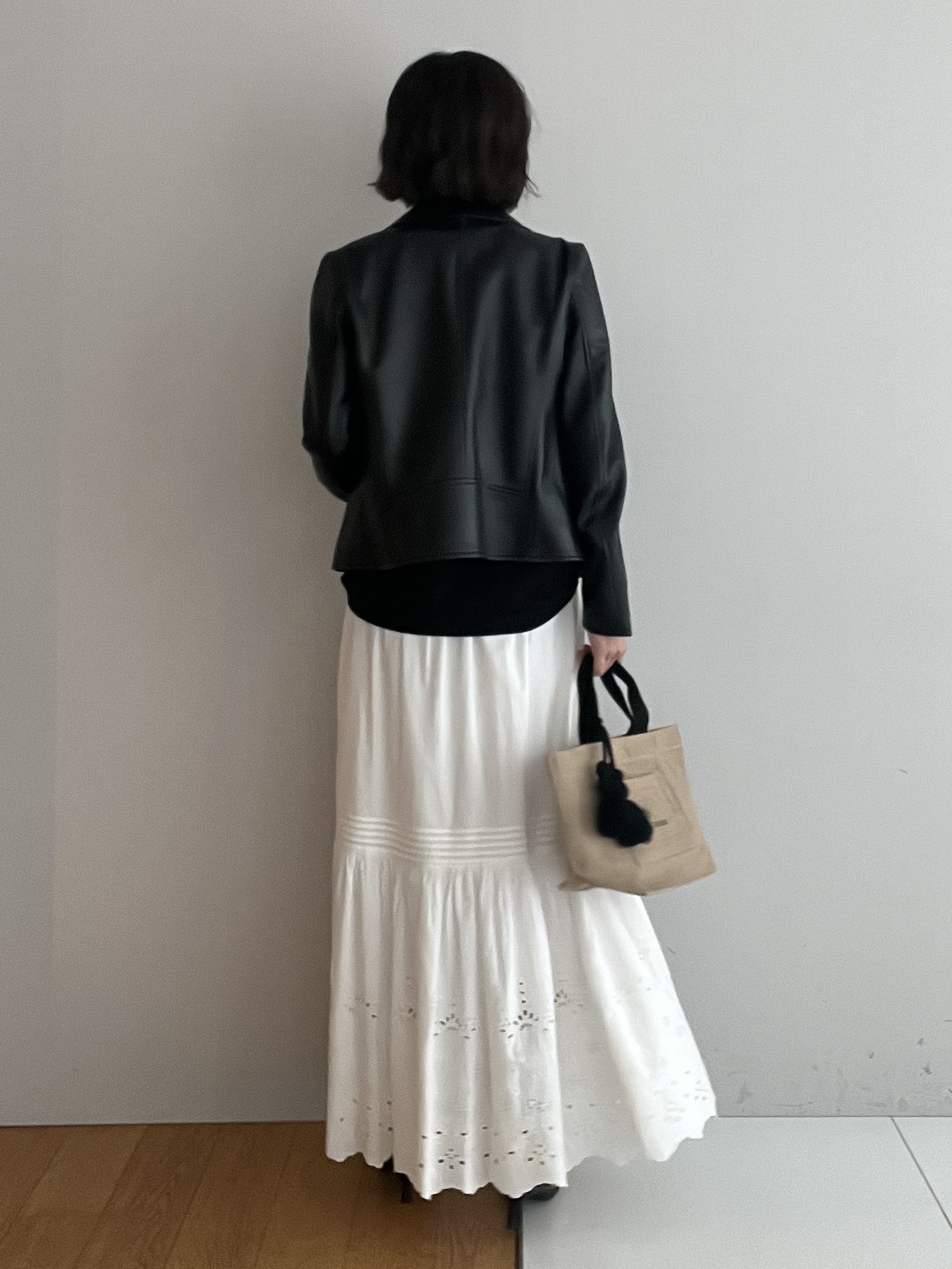 misaさんの「DRESSTERIOR｜【本革】レザーダブルライダース」を使ったコーディネート
