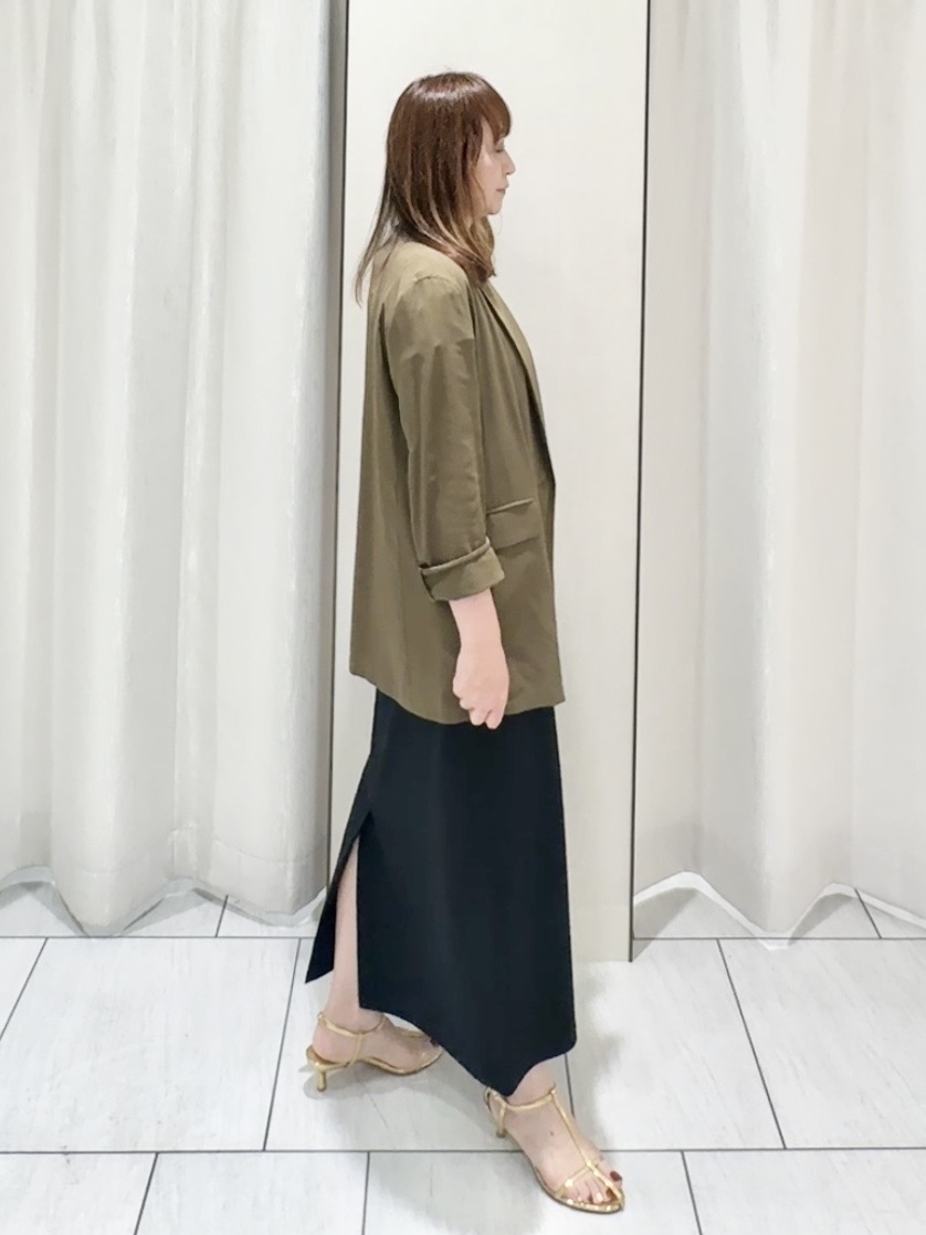 ʏᴜᴋɪᴋᴏさんの「UNTITLED｜【セットアップ可/接触冷感/通気性】ドライシアーダブルジャケット」を使ったコーディネート