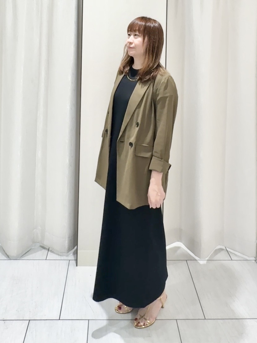 ʏᴜᴋɪᴋᴏさんの「UNTITLED｜【セットアップ可/接触冷感/通気性】ドライシアーダブルジャケット」を使ったコーディネート