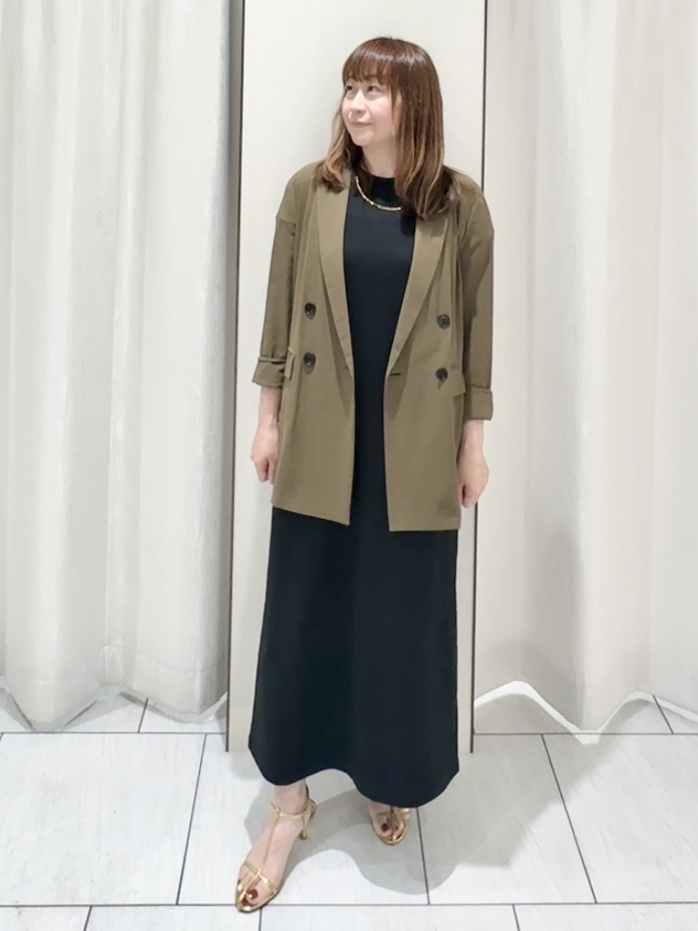ʏᴜᴋɪᴋᴏさんの「UNTITLED｜【セットアップ可/接触冷感/通気性】ドライシアーダブルジャケット」を使ったコーディネート