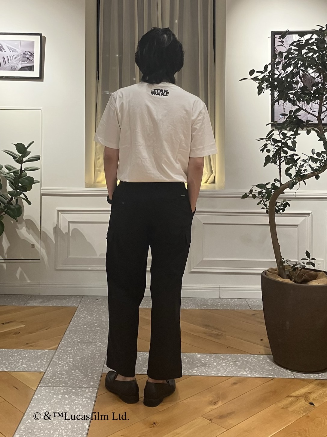 junyaさんの「DRESSTERIOR｜【接触冷感】STAR WARS ストリートTシャツ」を使ったコーディネート