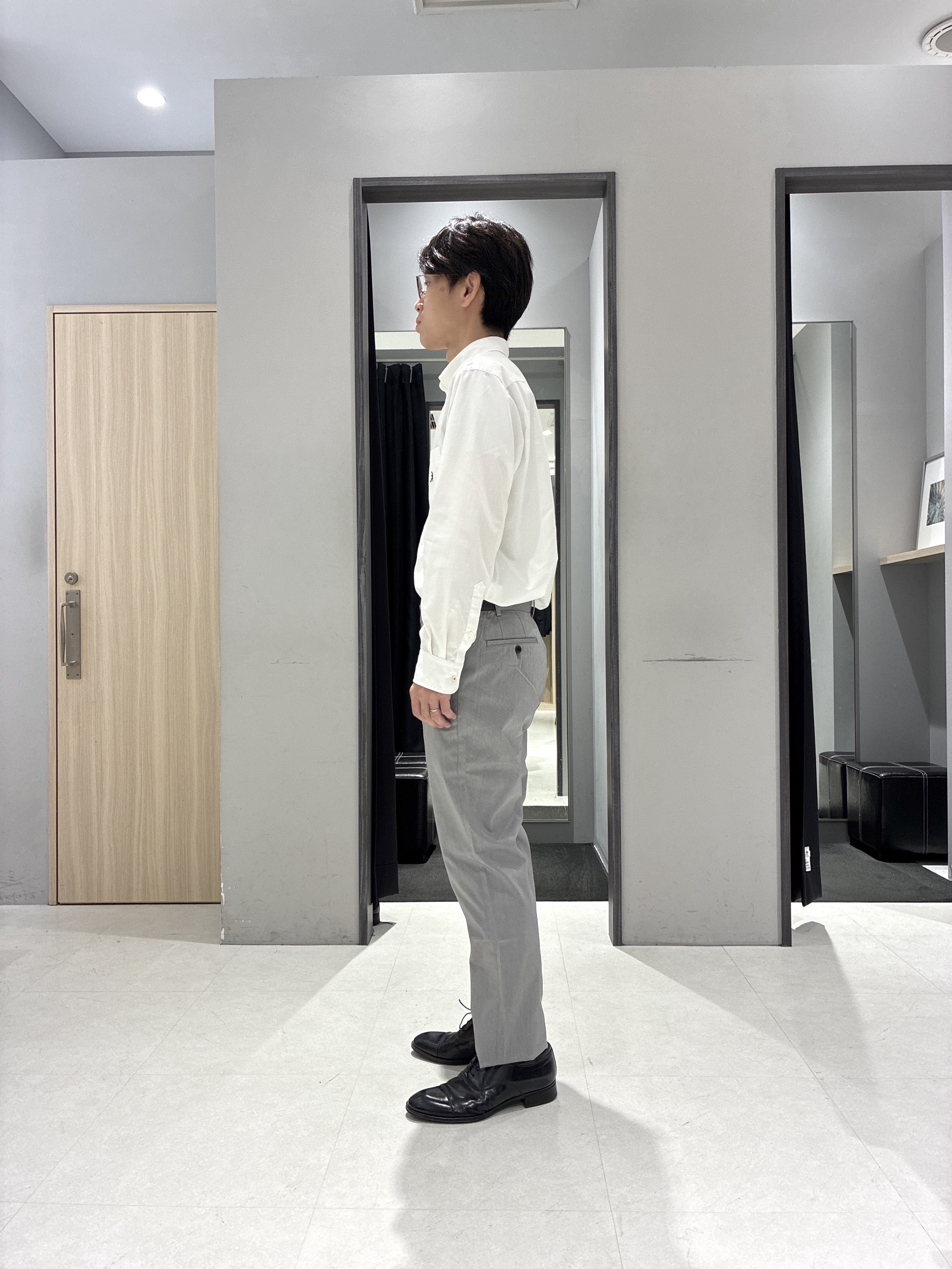 わいずみさんの「TAKEO KIKUCHI｜【抗菌防臭】COOL DOTS（R）ドビープリント ジャケット」を使ったコーディネート