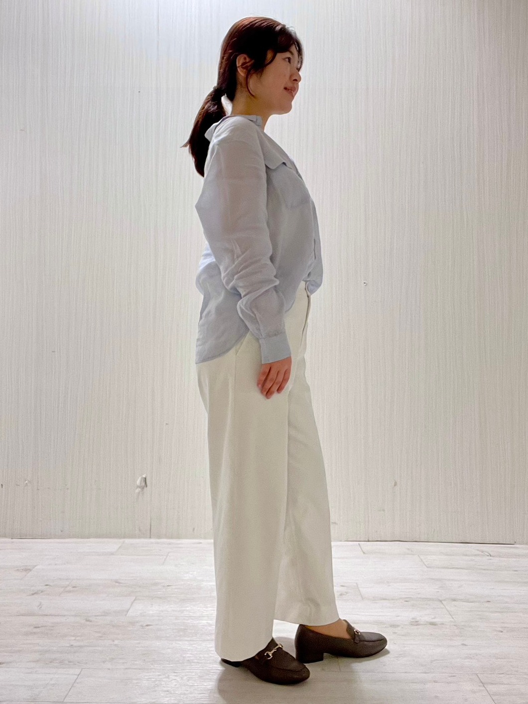 Mさんの「UNTITLED｜【古畑星夏さん着用/接触冷感】ドライタッチシャツ」を使ったコーディネート