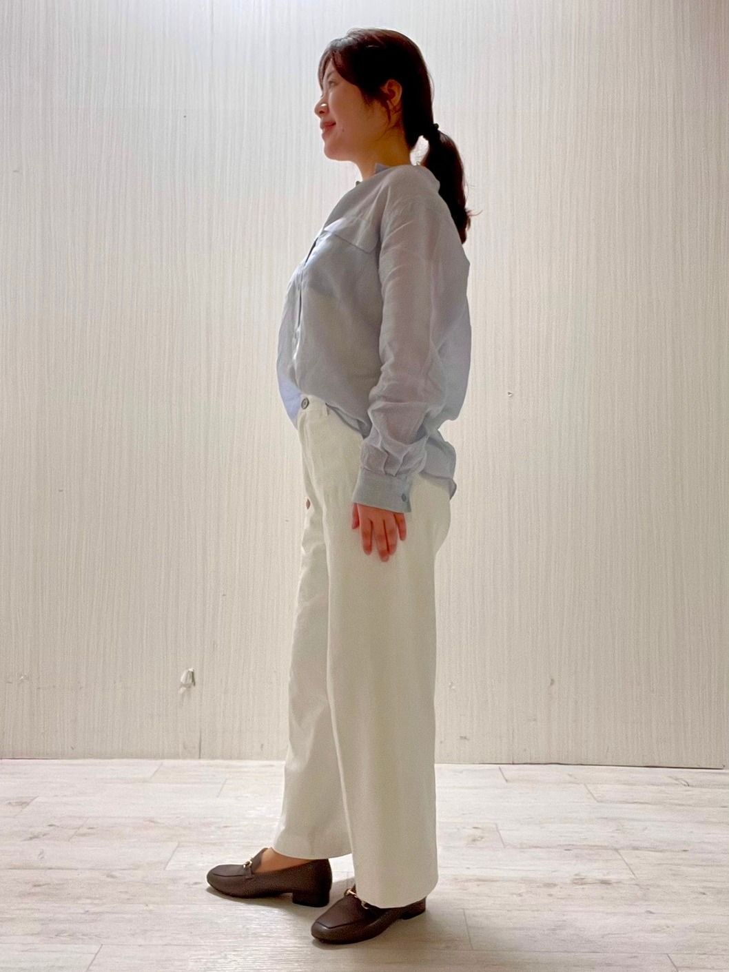 Mさんの「UNTITLED｜【古畑星夏さん着用/接触冷感】ドライタッチシャツ」を使ったコーディネート