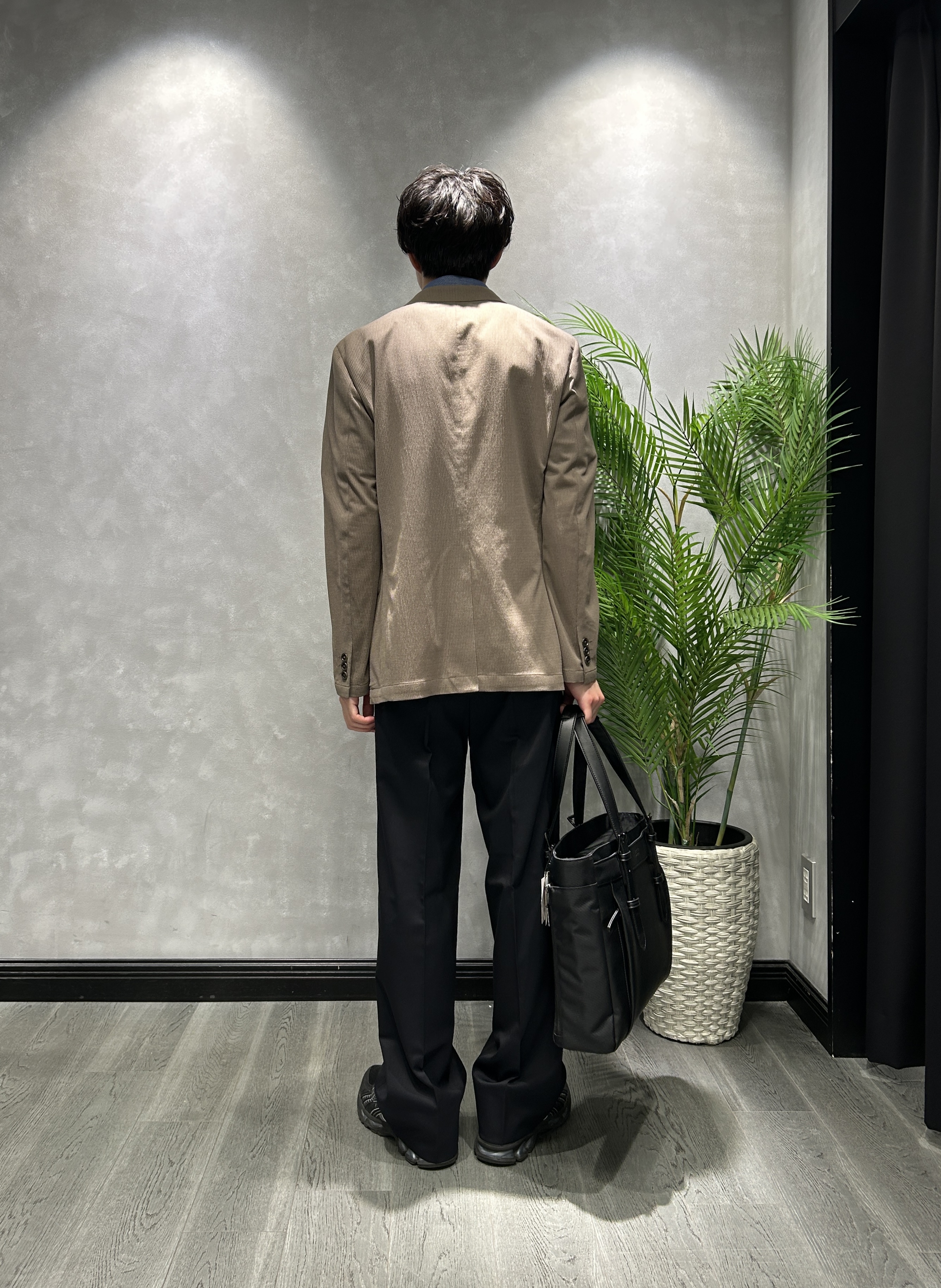 ruiさんの「TAKEO KIKUCHI｜【Begin5月号掲載/通気性】トリコットサッカー ジャケット」を使ったコーディネート