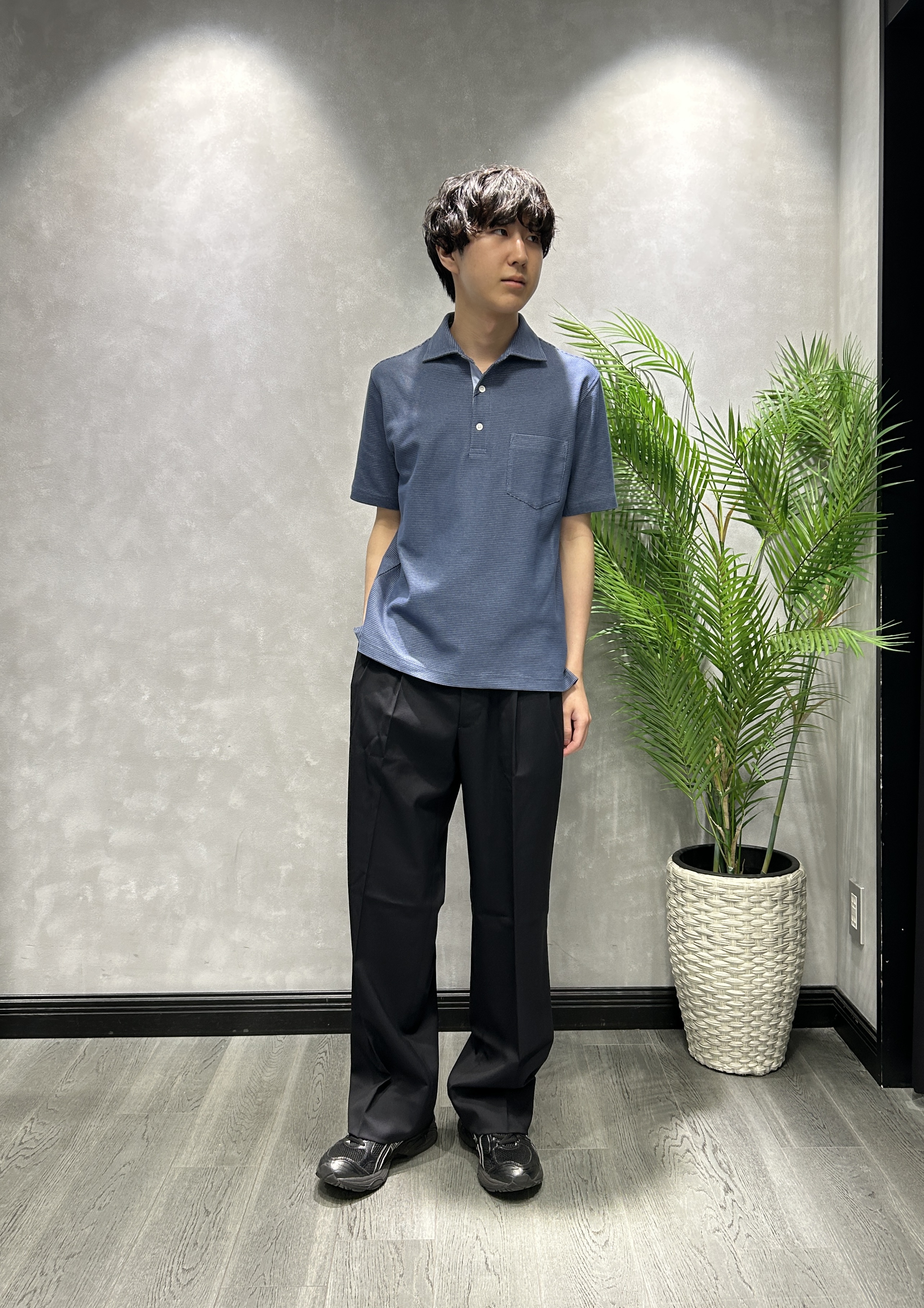 ruiさんの「TAKEO KIKUCHI｜【通気性】ジャージ千鳥柄 ジャケット」を使ったコーディネート