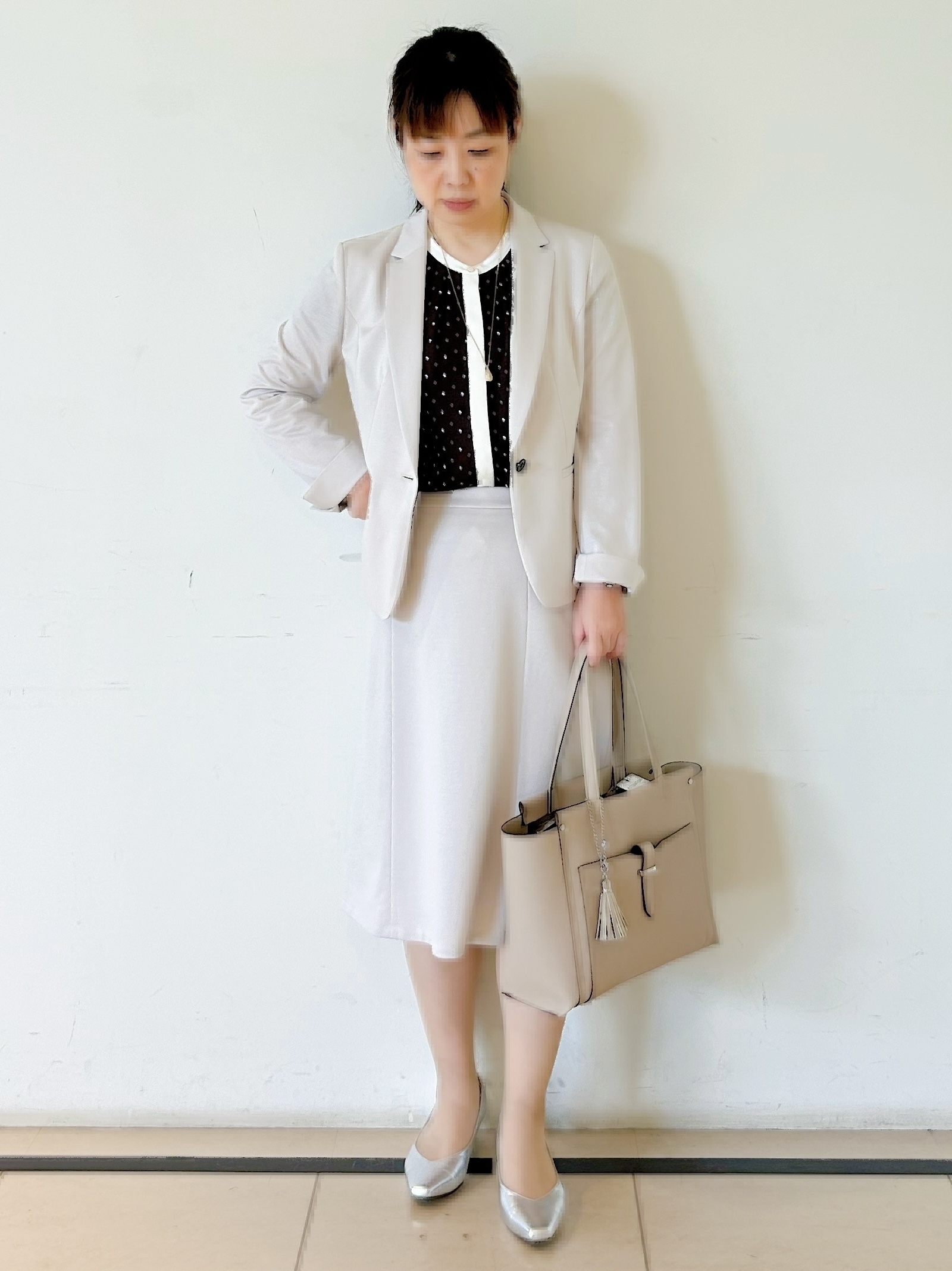ひーさんの「Reflect｜【SS-4Lサイズ／UVカット／接触冷感】匠ジャケット／ベーシックテーラード」を使ったコーディネート