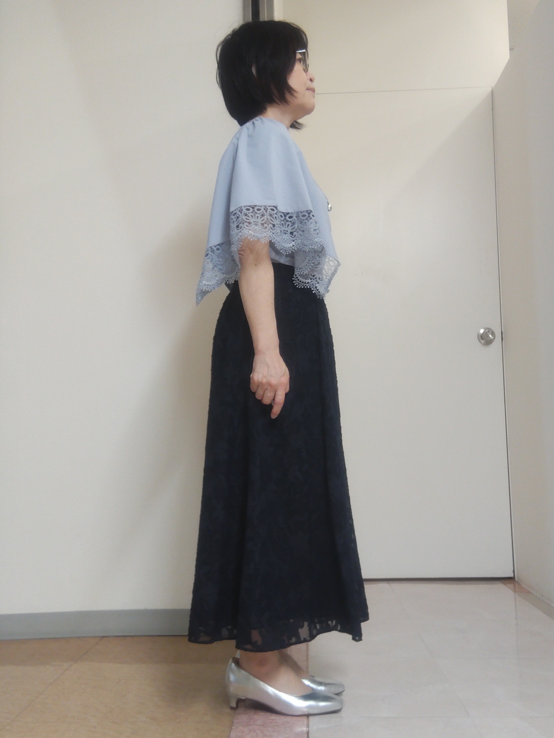 tokuさんの「Reflect｜【UVカット／接触冷感】レーススリーブジャージカットソー」を使ったコーディネート