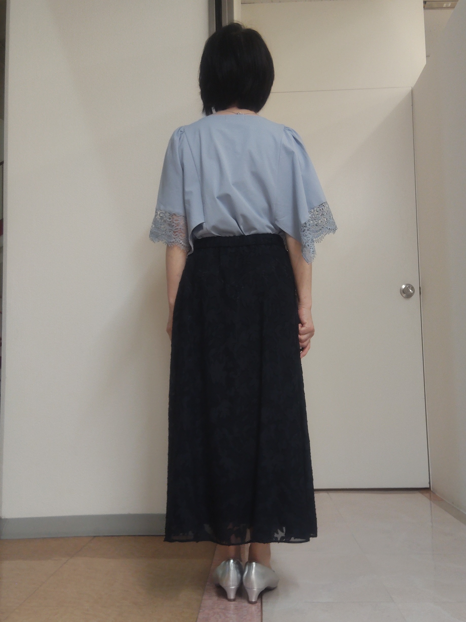 tokuさんの「Reflect｜【UVカット／接触冷感】レーススリーブジャージカットソー」を使ったコーディネート