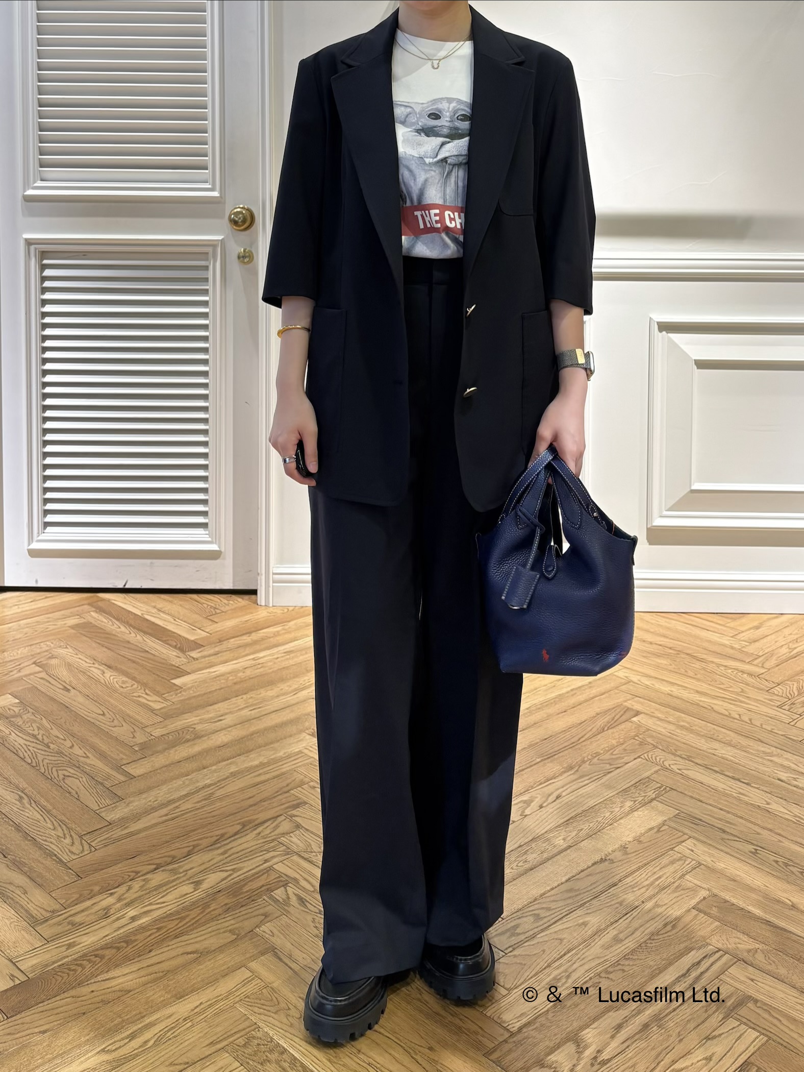 cocoさんの「DRESSTERIOR｜【接触冷感】STAR WARS ストリートTシャツ」を使ったコーディネート
