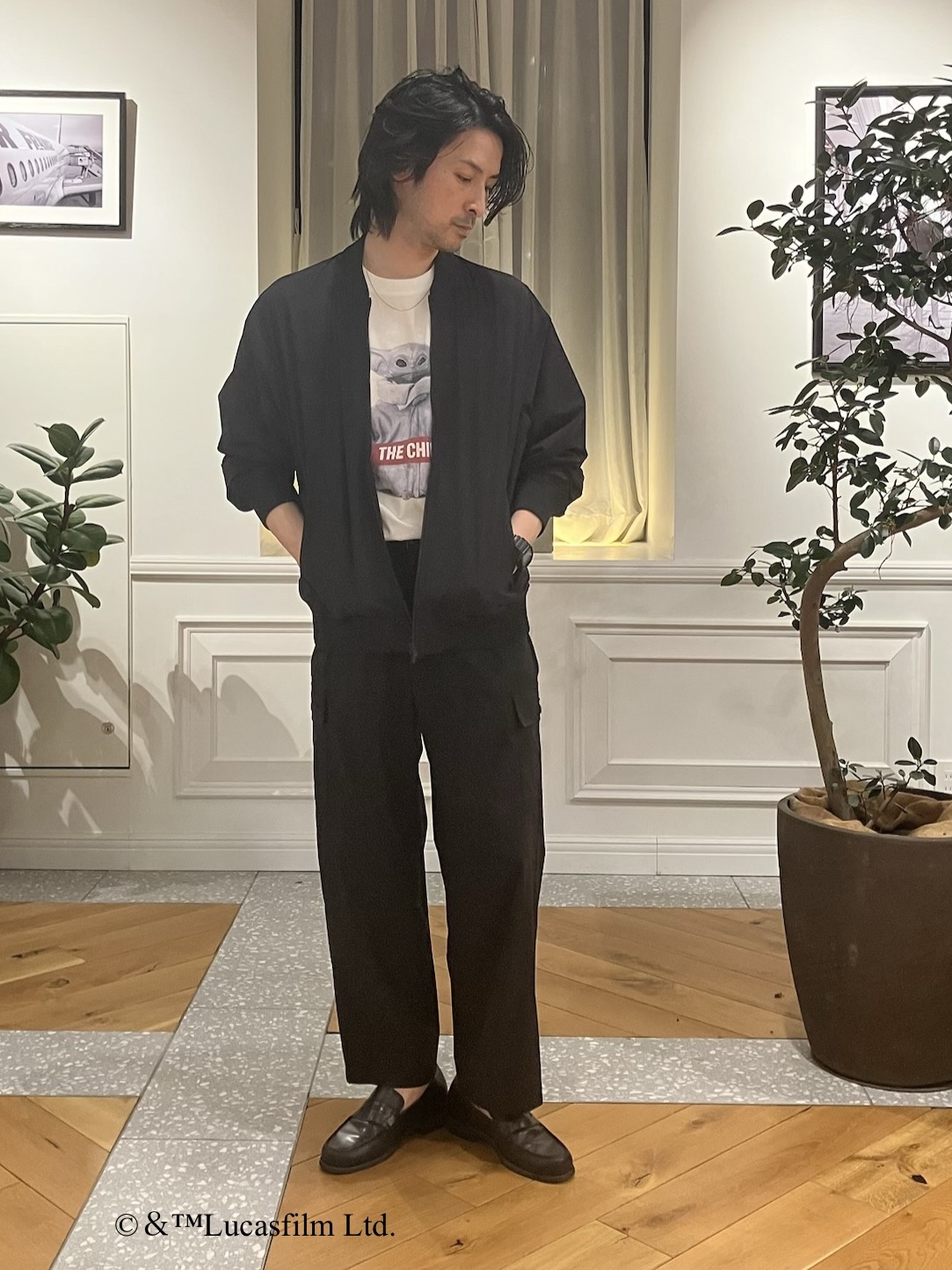 junyaさんの「DRESSTERIOR｜【干場義雅&times;K－3B&times;DRESSTERIOR】ブラックMA－1」を使ったコーディネート