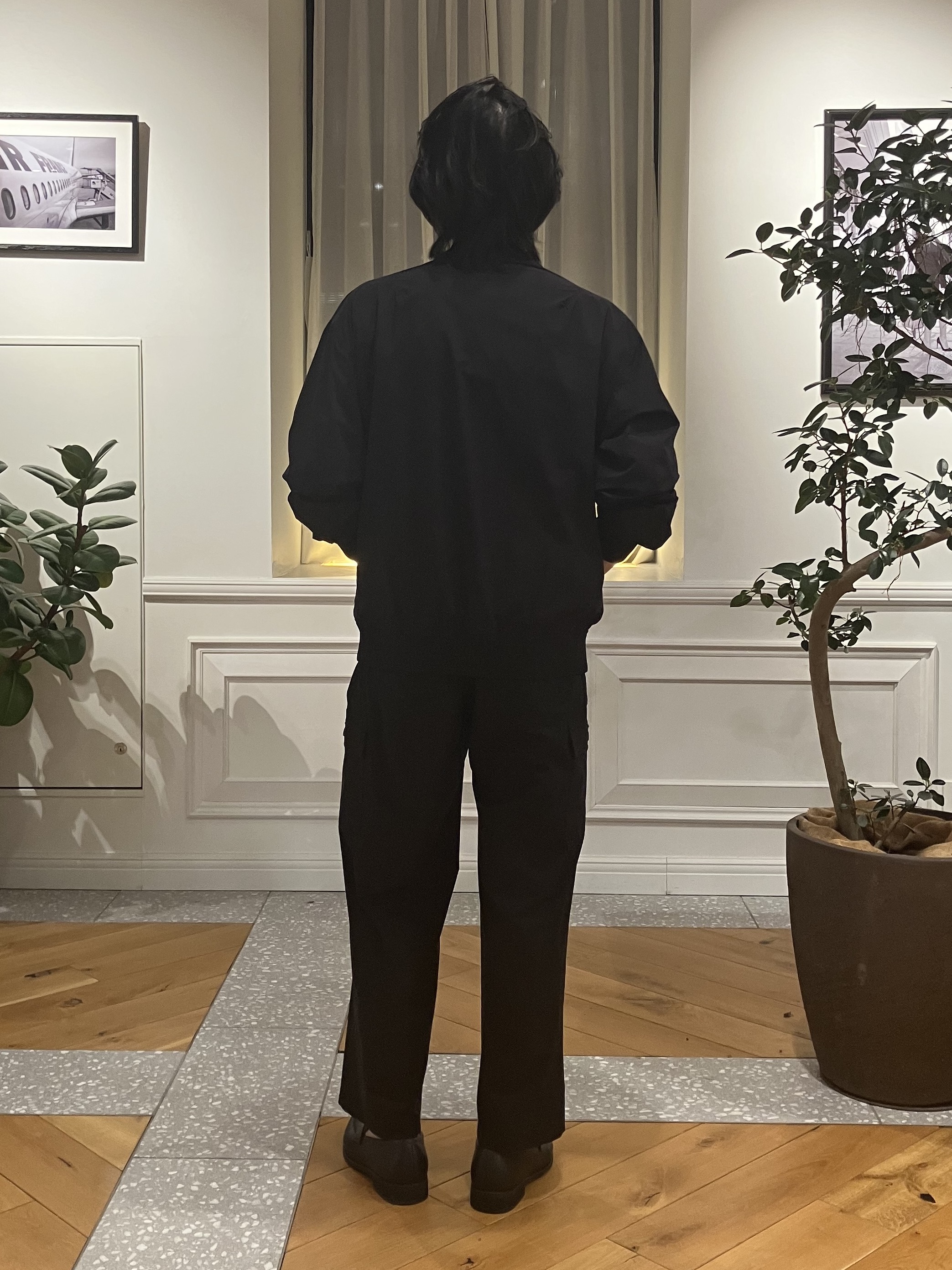 junyaさんの「DRESSTERIOR｜【干場義雅&times;K－3B&times;DRESSTERIOR】ブラックMA－1」を使ったコーディネート