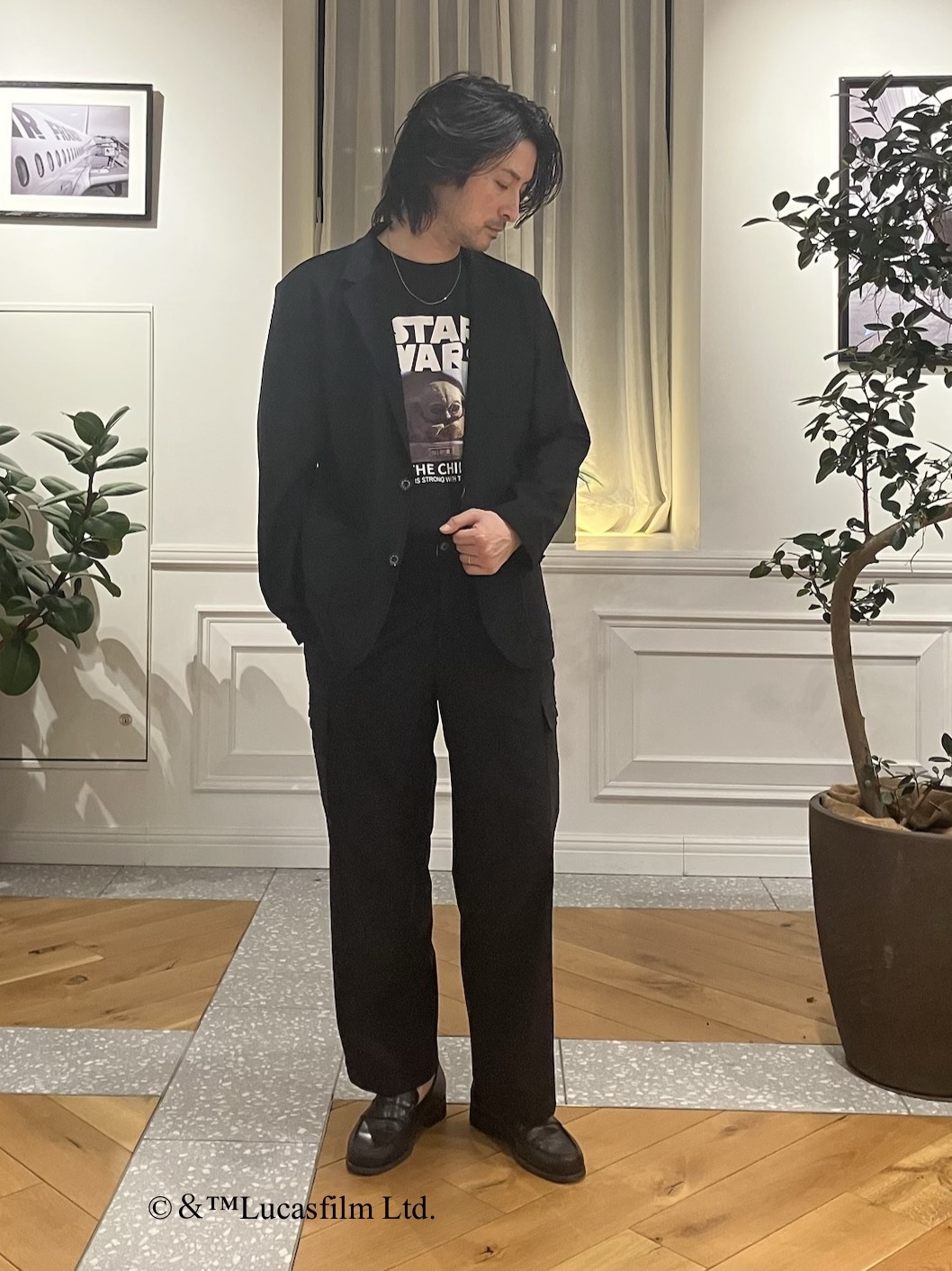 junyaさんの「DRESSTERIOR｜【セットアップ可/接触冷感/UVカット/ウォッシャブル】AIRTOOL クールストレッチジャケット」を使ったコーディネート