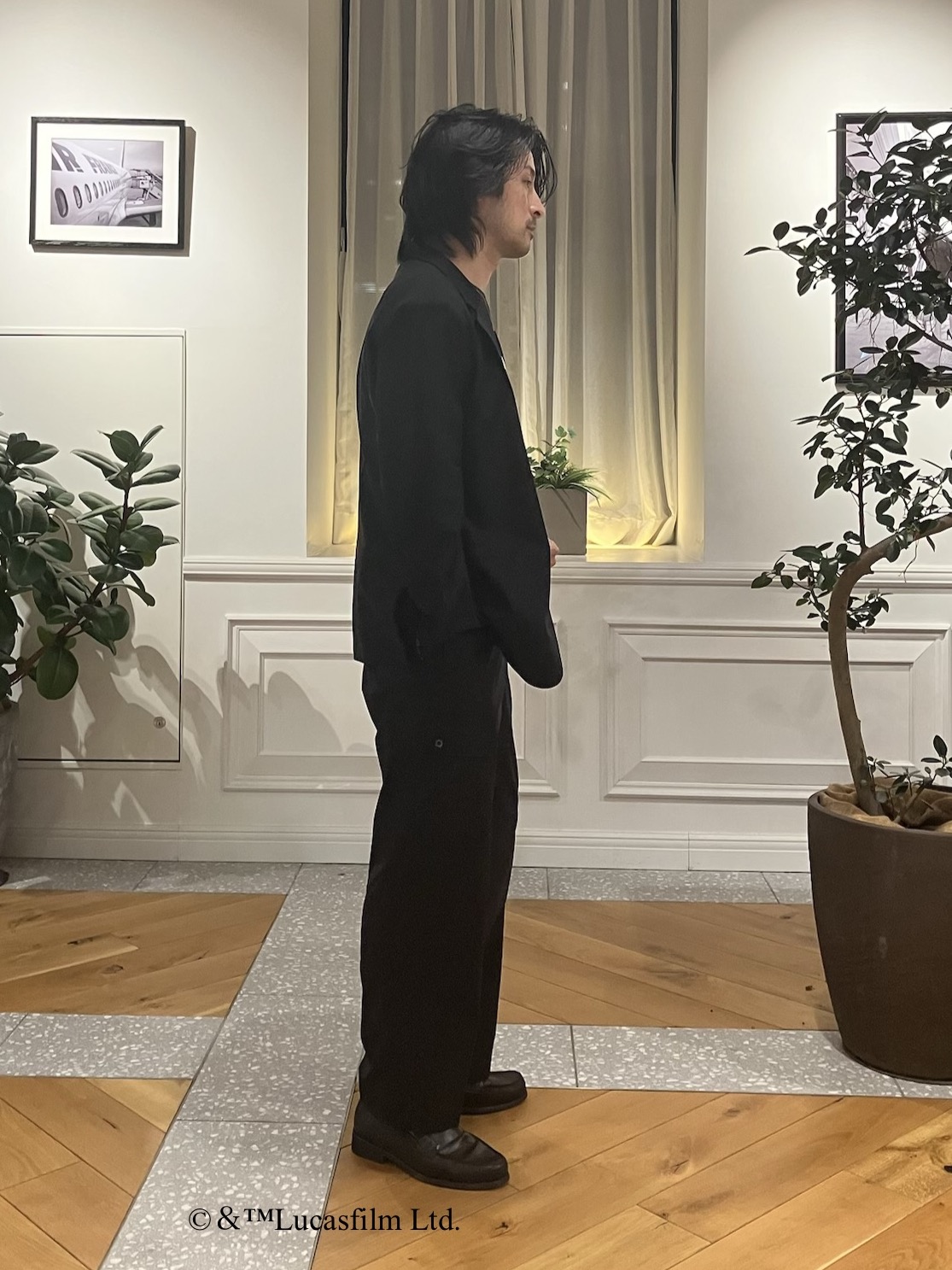 junyaさんの「DRESSTERIOR｜【セットアップ可/接触冷感/UVカット/ウォッシャブル】AIRTOOL クールストレッチジャケット」を使ったコーディネート