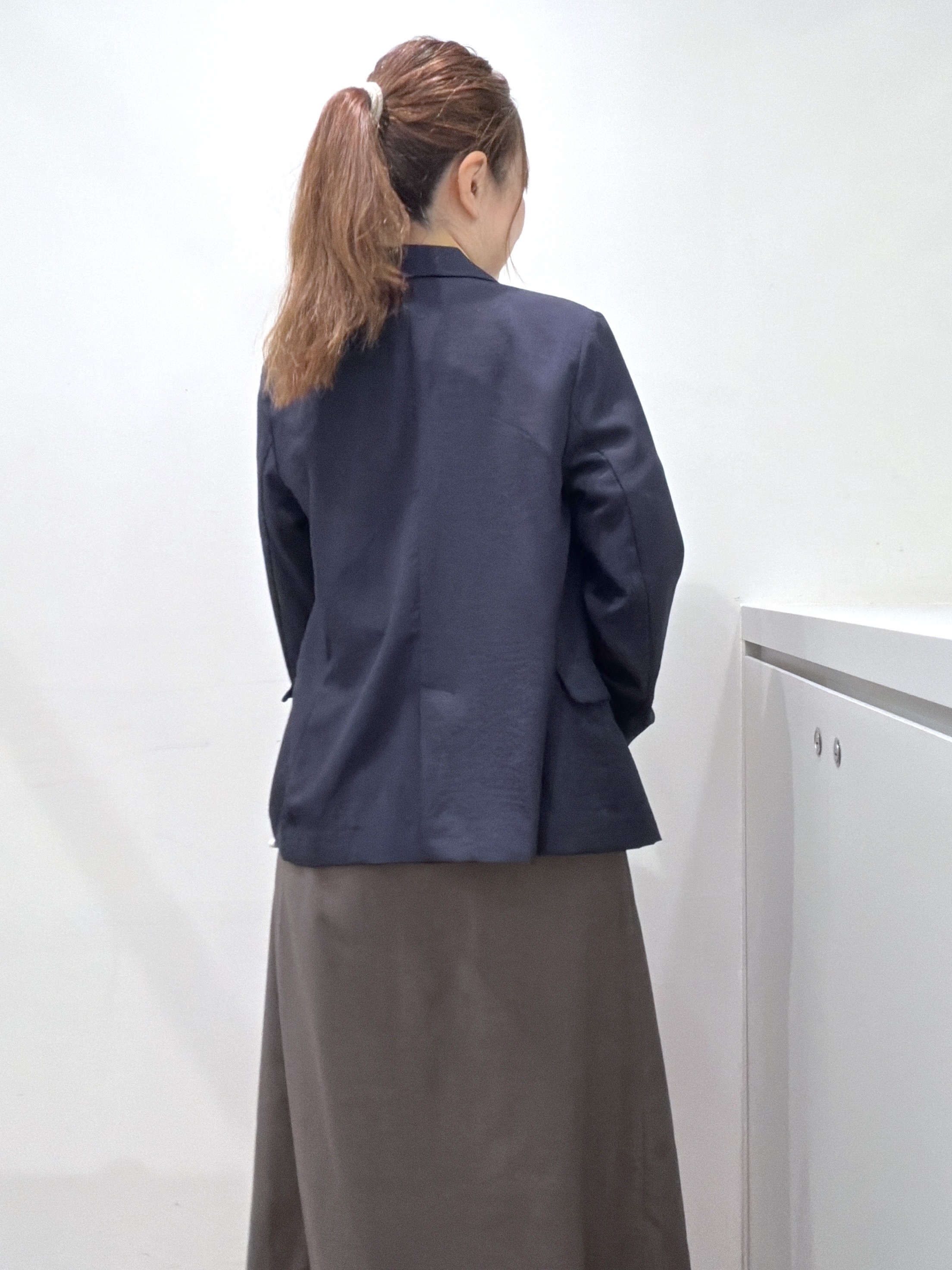 Junさんの「index｜《再入荷》ダブルブレストテーラードジャケット【接触冷感／吸水速乾／イージーアイロン／防シワ／洗濯機O」を使ったコーディネート