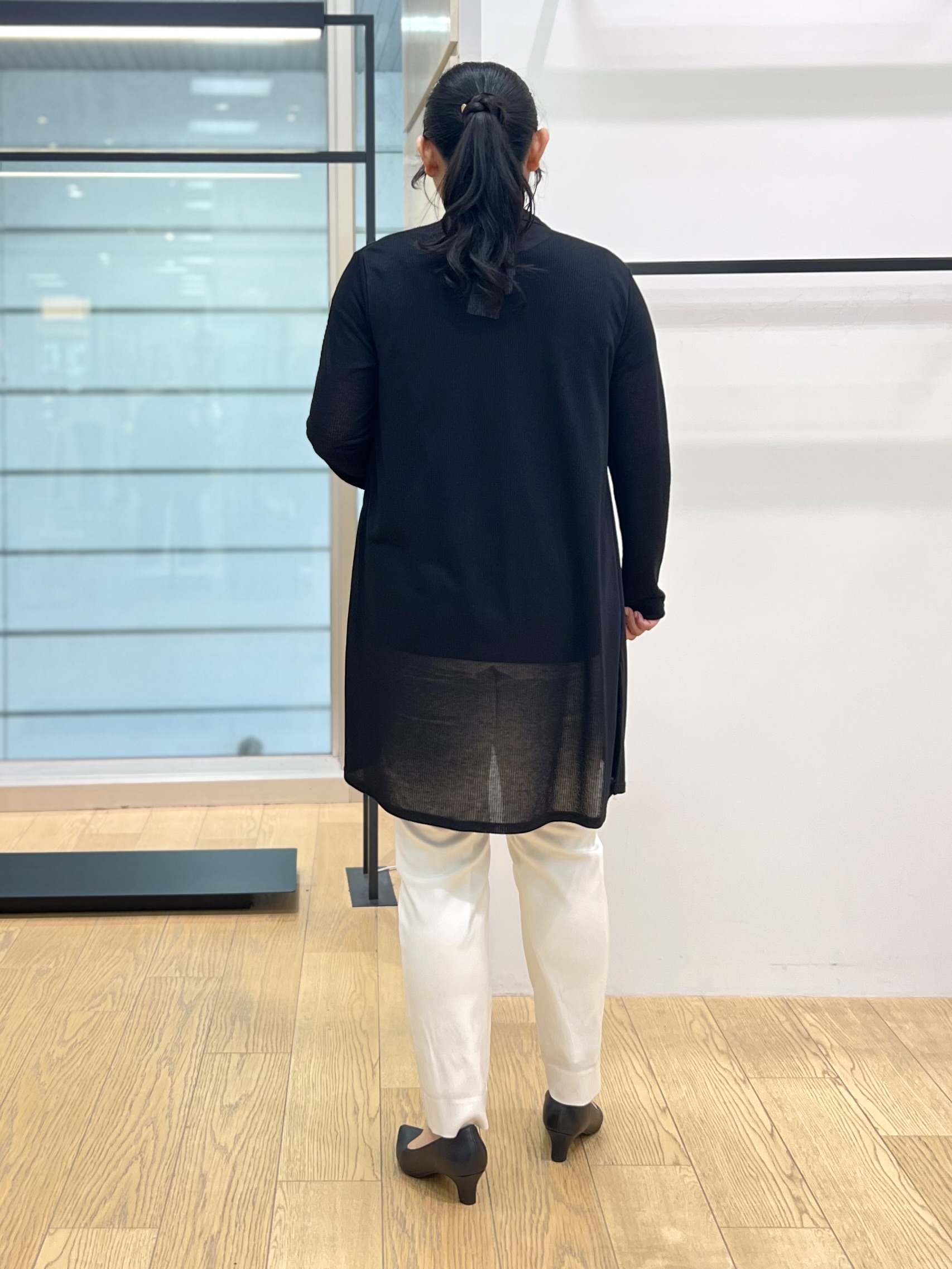 shimaさんの「INDIVI｜【洗える／多機能／SETUP可】着る日傘ダブルジャケット」を使ったコーディネート