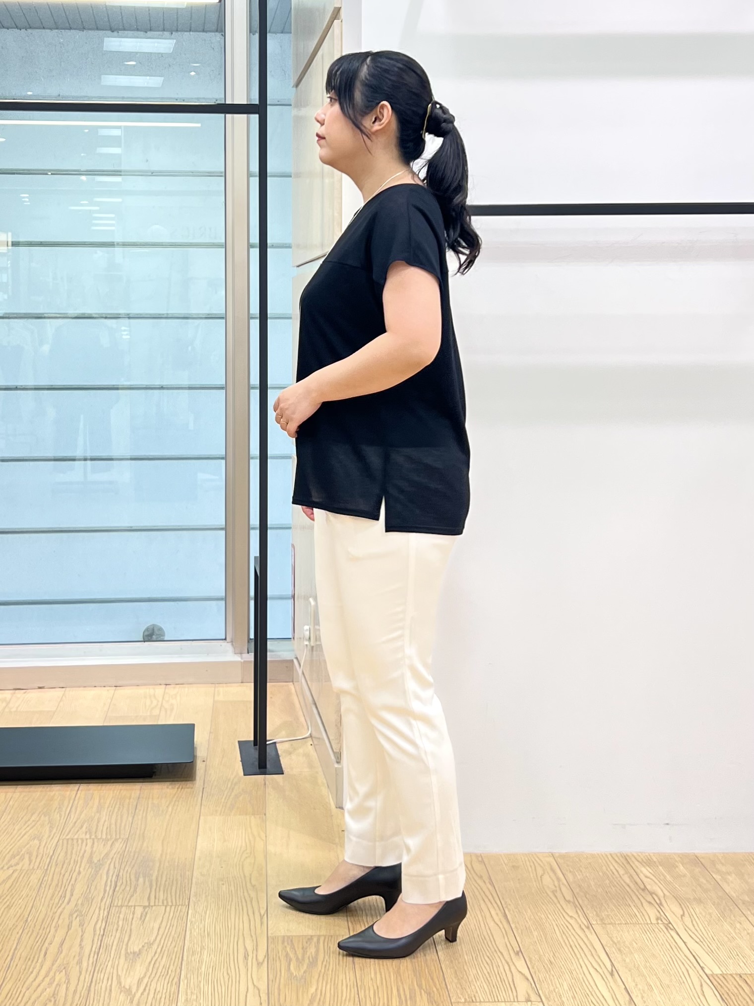 shimaさんの「INDIVI｜【洗える／多機能／SETUP可】着る日傘ダブルジャケット」を使ったコーディネート