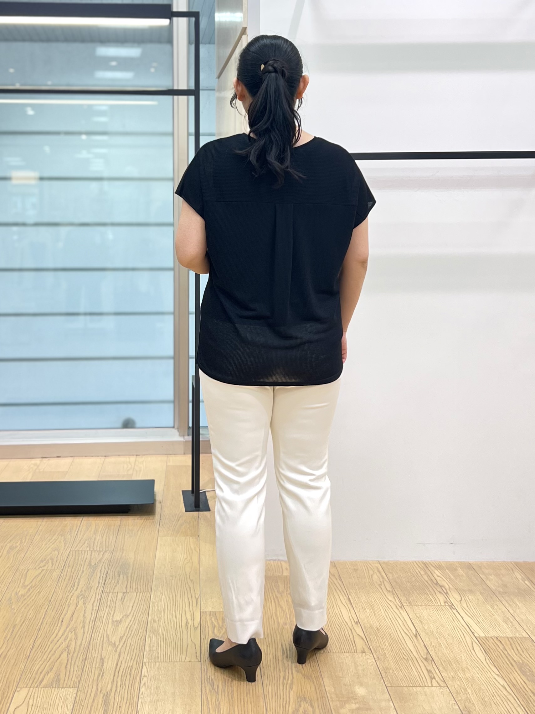 shimaさんの「INDIVI｜【洗える／多機能／SETUP可】着る日傘ダブルジャケット」を使ったコーディネート