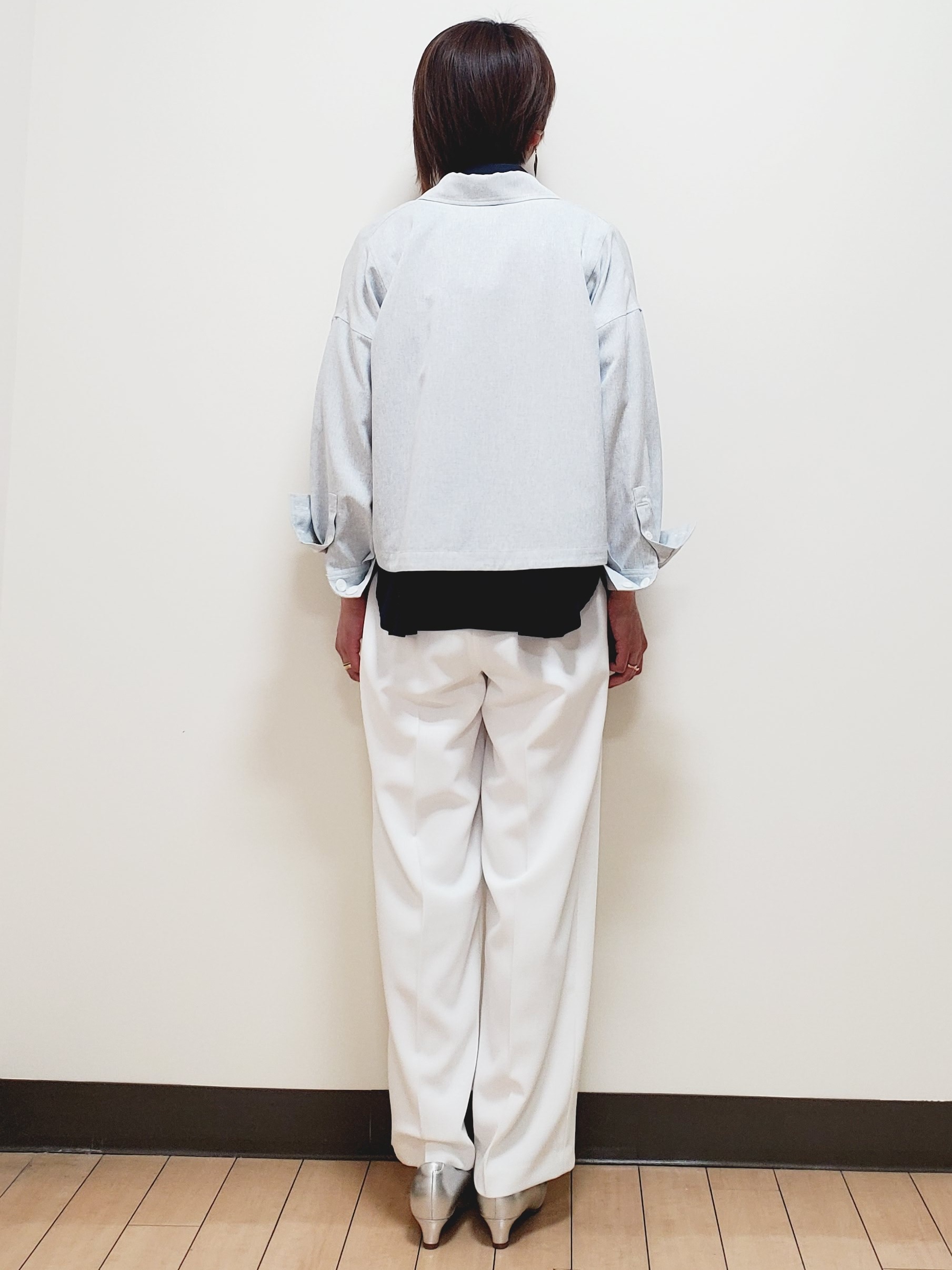 yuuさんの「Reflect｜リネンライクシャツブルゾン」を使ったコーディネート