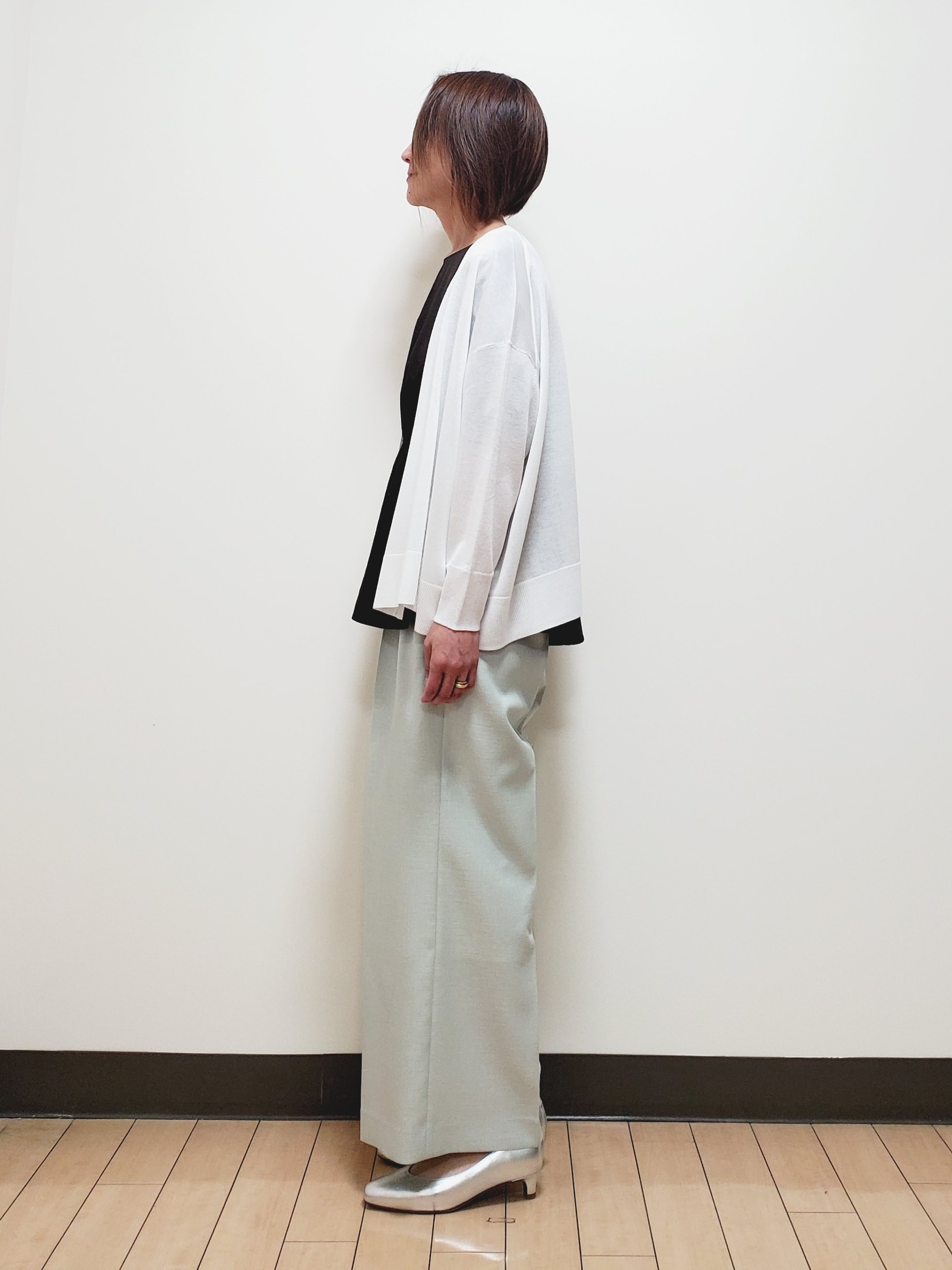 yuuさんの「Reflect｜【冷房対策に◎】すっきり見え着流しカーディガン」を使ったコーディネート