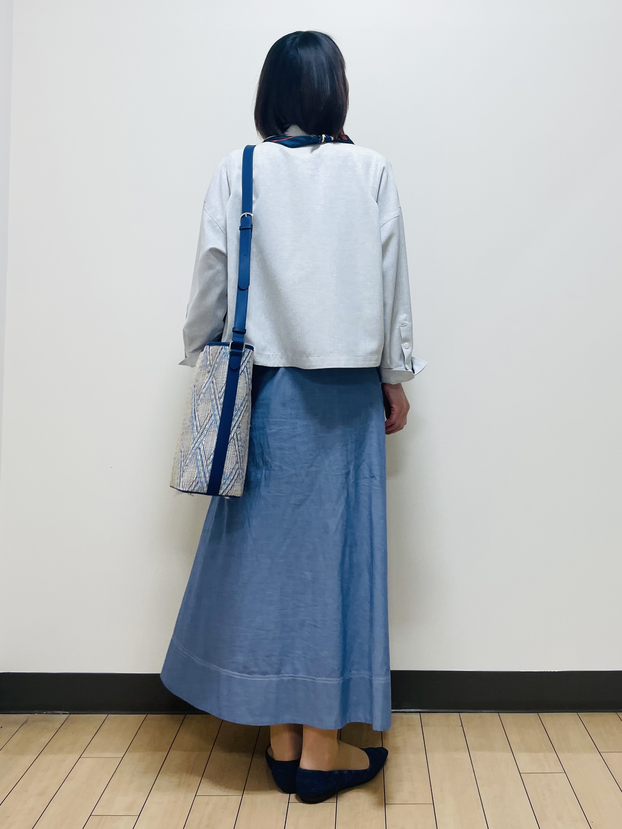 Riiさんの「Reflect｜リネンライクシャツブルゾン」を使ったコーディネート