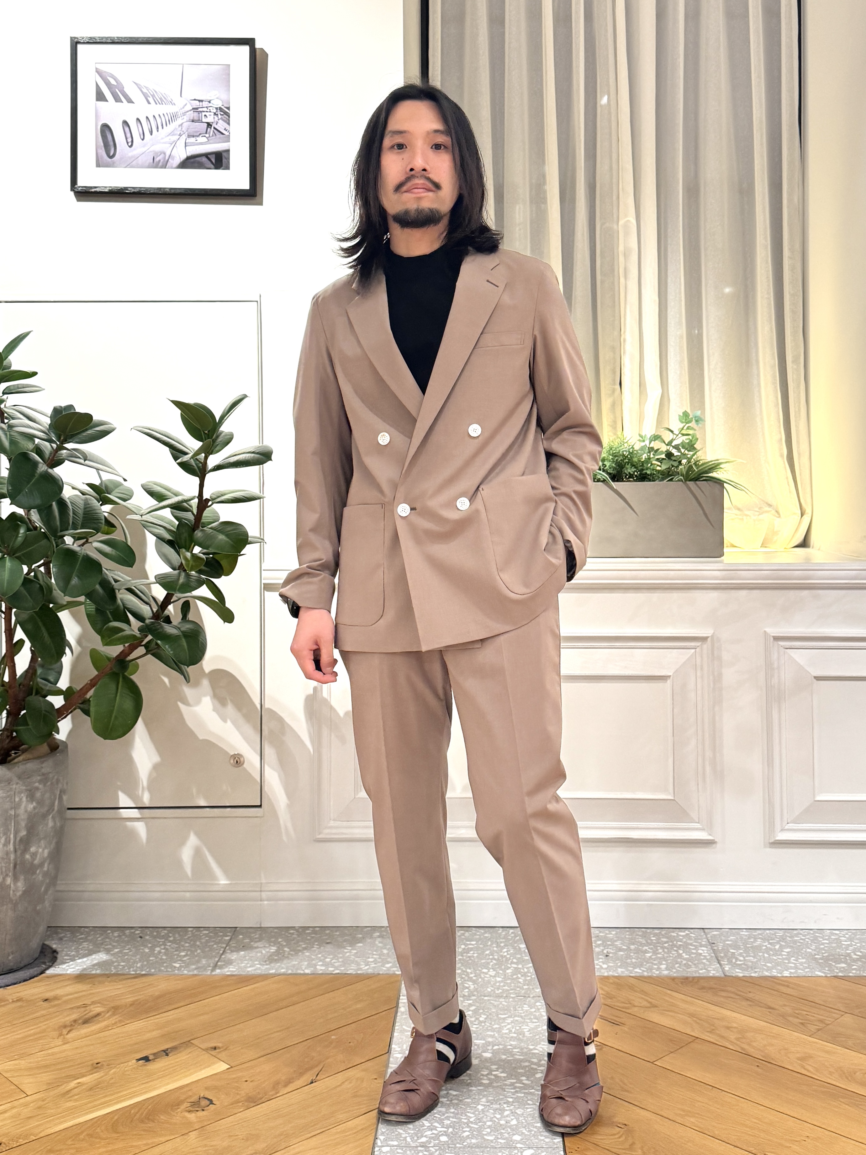 kawarataniさんの「DRESSTERIOR｜【セットアップ可】クールタッチ クイックドライ イージージャケット」を使ったコーディネート